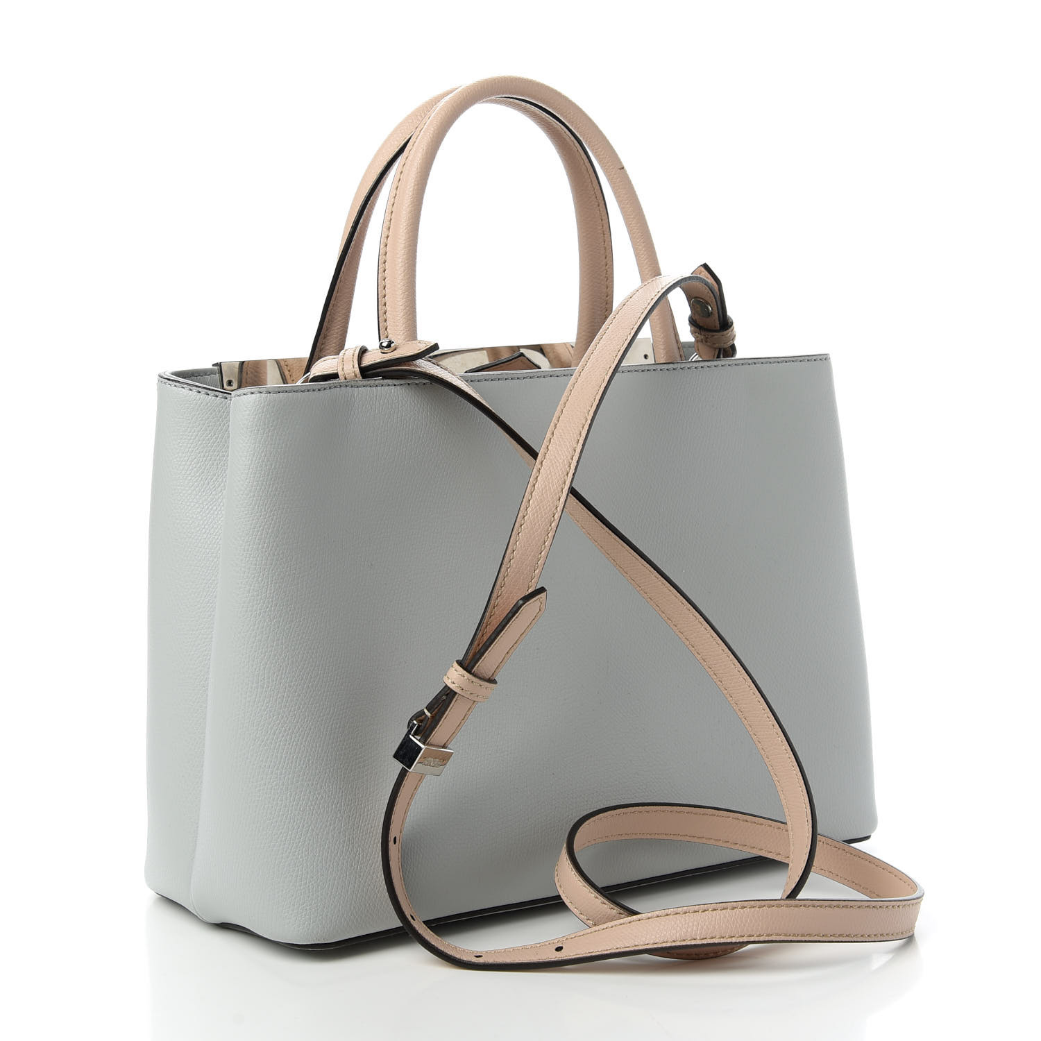 FENDI Vitello Cruise Monster Studded Petite 2Jours Tote