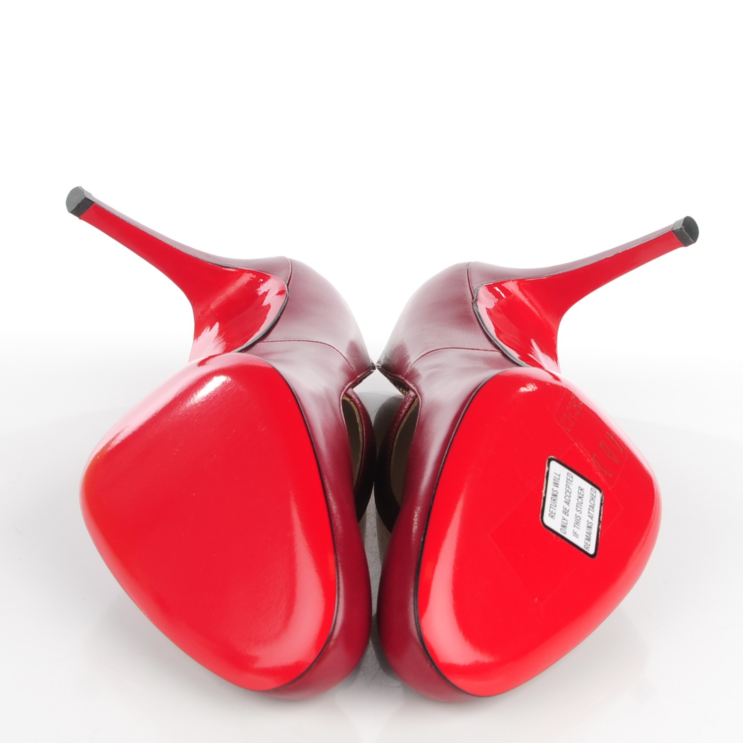 CHRISTIAN LOUBOUTIN Kid Leather Wallis 85 Mary Jane Pumps