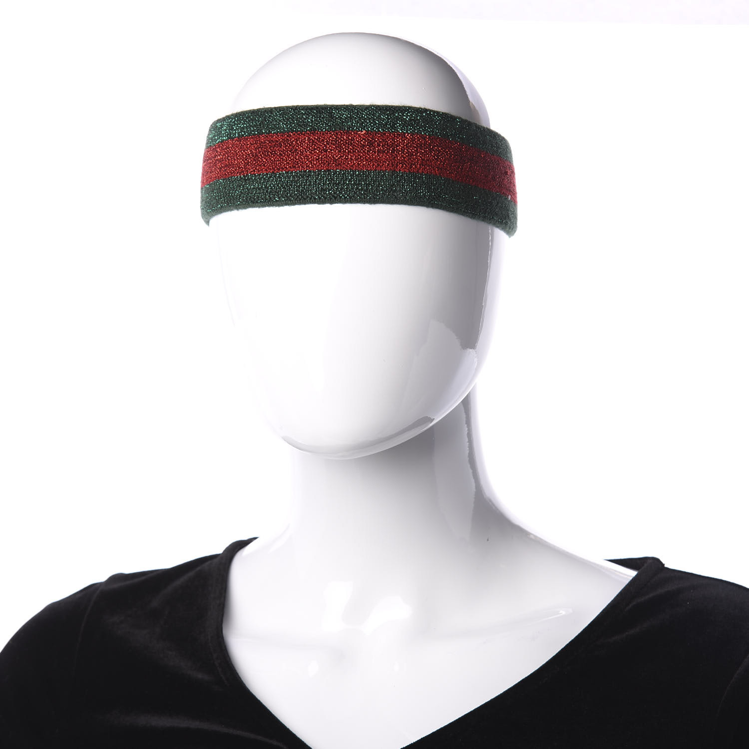 GUCCI ヘッドバンド アイボリー/レッド M GUCCI ヘッドバンド アイボリー/レッド M