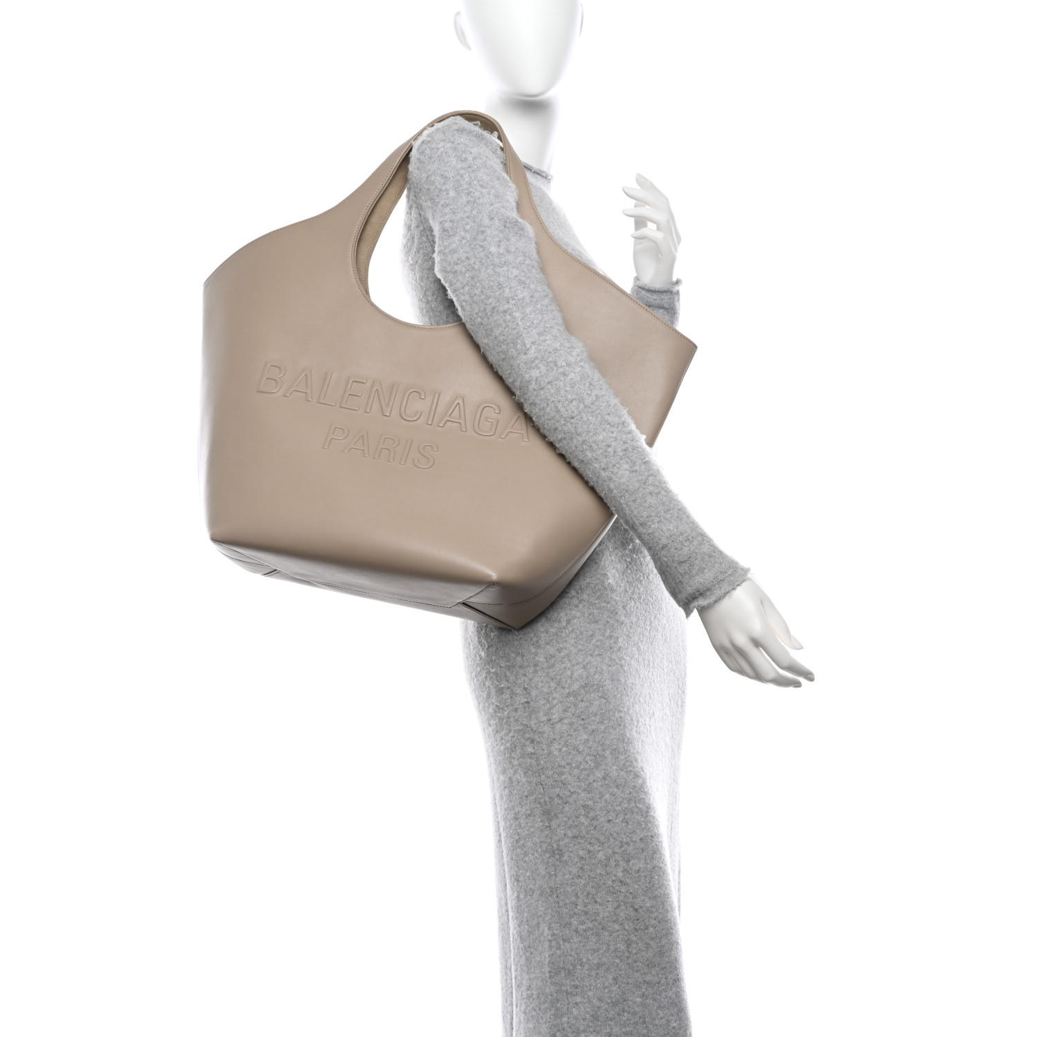 直営店☆BALENCIAGA☆ MONEY Small トートバッグ/ TAUPE 直営店☆BALENCIAGA☆ MONEY Small トートバッグ/ TAUPE 直営店