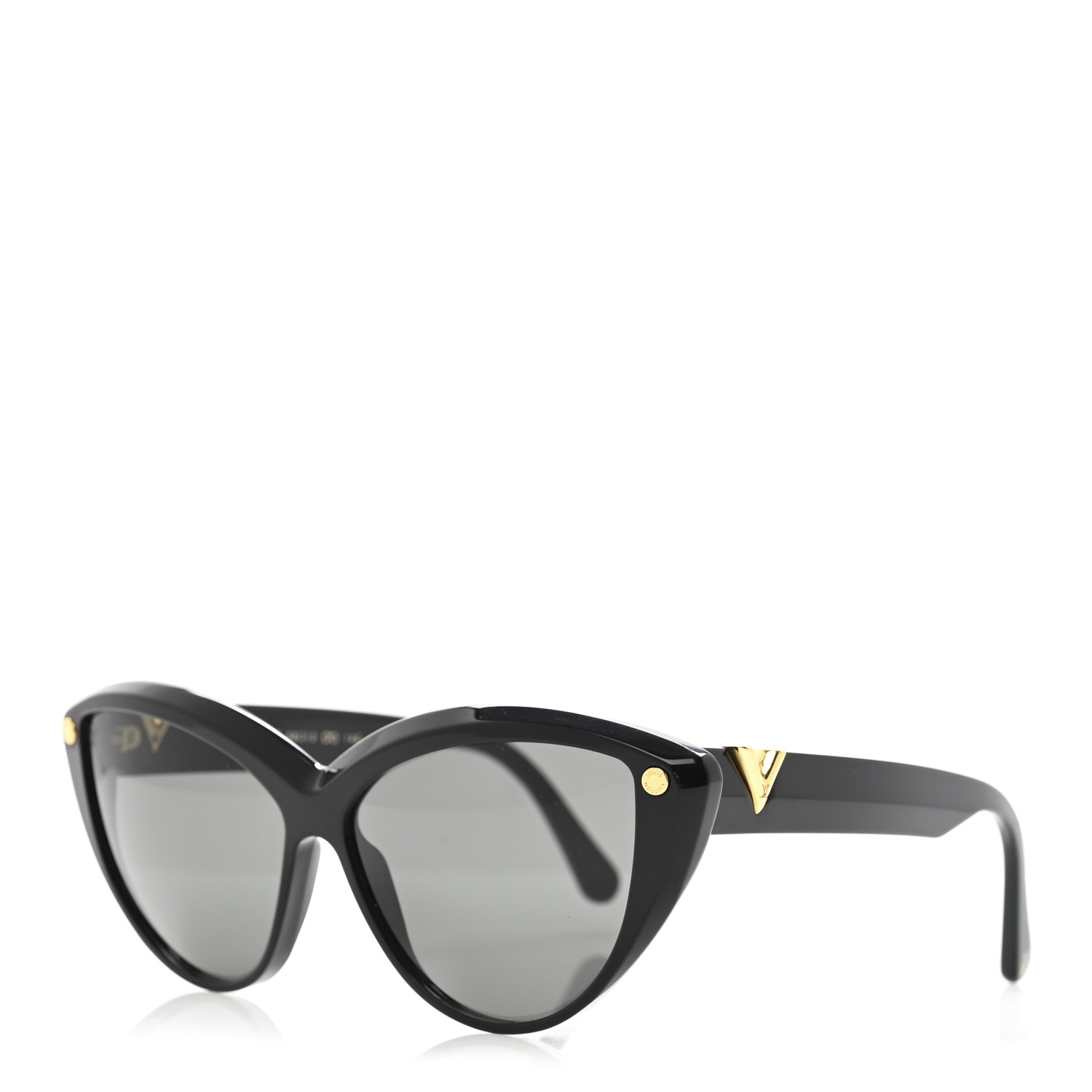LOUIS VUITTON Acetate My Fair Lady Sunglasses Z1135W Black