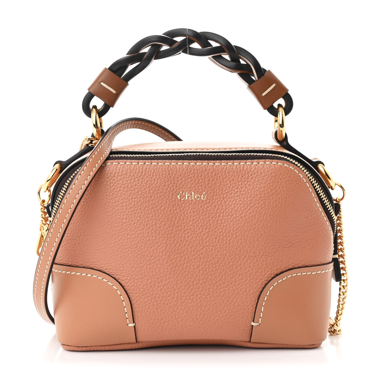 【Chloé】DARIA（ミディアムサイズ） CHLOE Calfskin Medium Daria Full Blue 1673538 | FASHIONPHILE