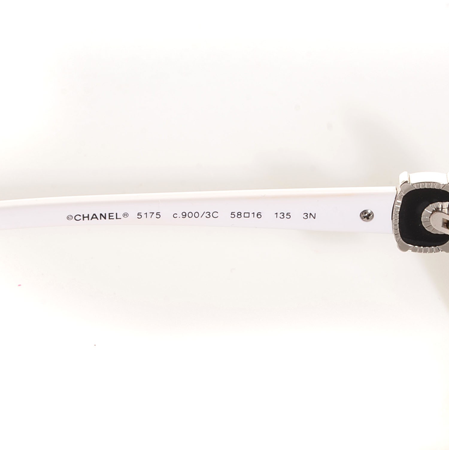 CHANEL CC Logo Sunglasses 5175 Black White 98204 | FASHIONPHILE