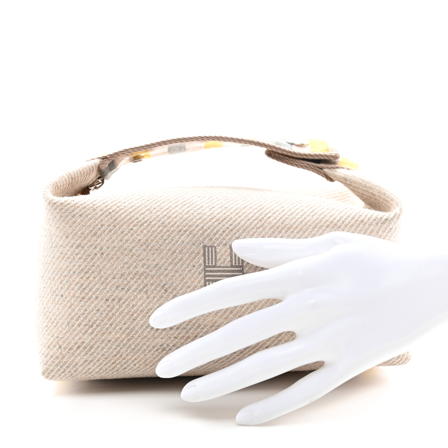 【HERMES】Small Bride-A-Brac Au Carre Case Wool & Seigle Hermès Small Bride-A-Brac Au Carre Case Wool Green – Coco
