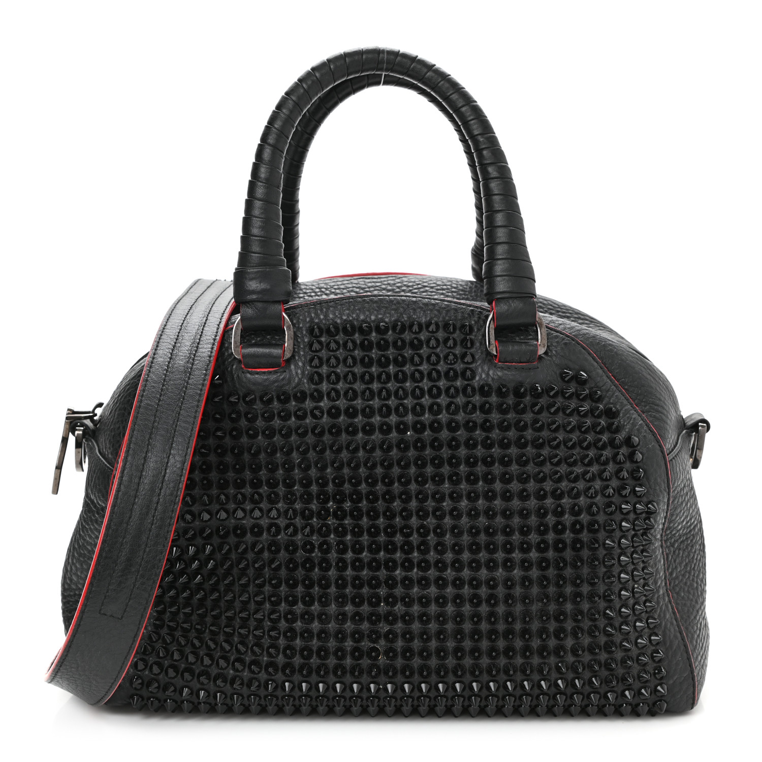 CHRISTIAN LOUBOUTIN Grained Calfskin Studded Panettone