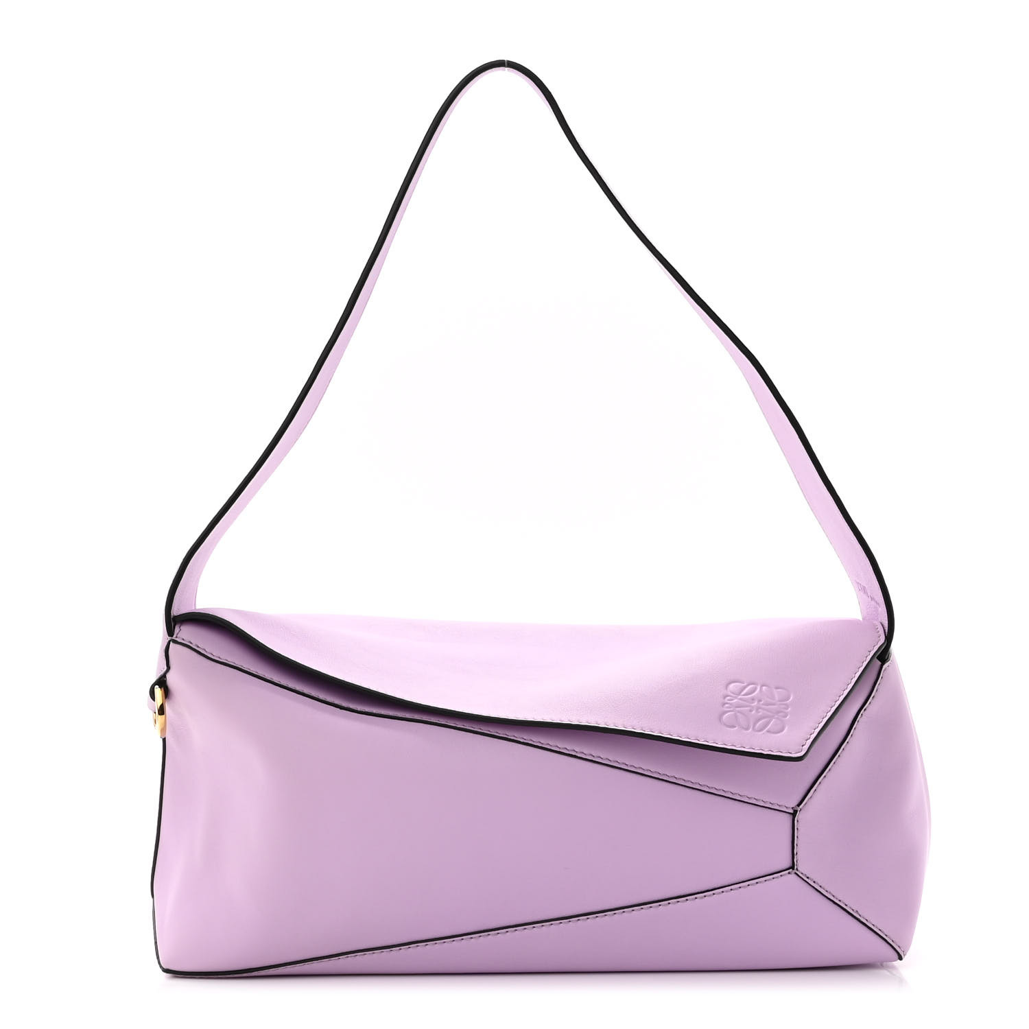 LOEWE Calfskin Puzzle Hobo Bloom Orchid 1232702 | FASHIONPHILE