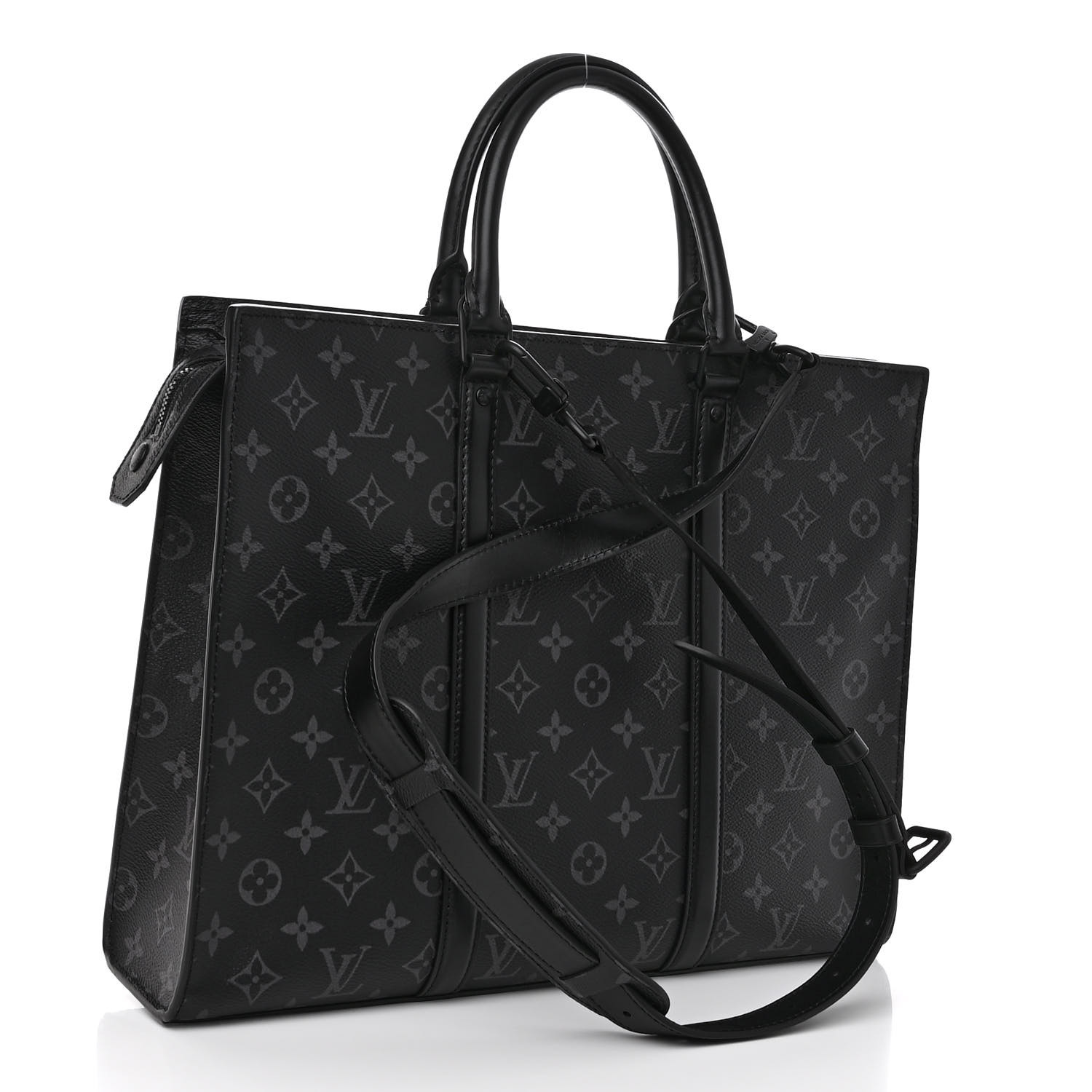 バッグ LOUIS VUITTON LOUIS VUITTON Monogram Eclipse Sac Plat Horizontal Zipper