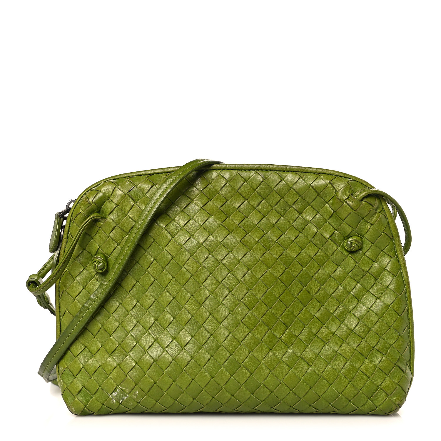 BOTTEGA VENETA Nappa Intrecciato Nodini Crossbody Messenger