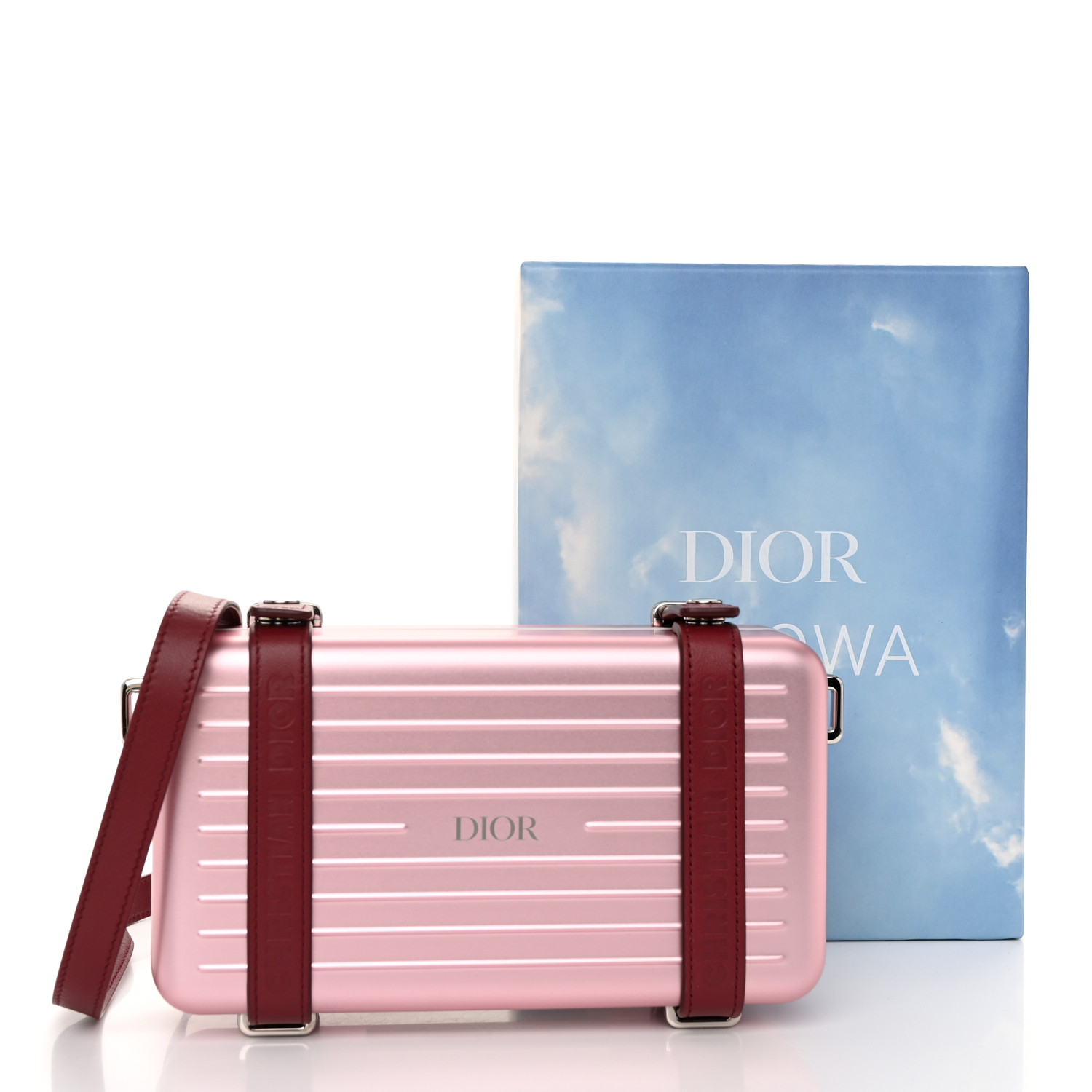 【ヴィンテージ】Rank:A☆Dior RIMOWA アルミレザー バック New) DIOR AND RIMOWA Carry-On Luggage -Black Dior Oblique