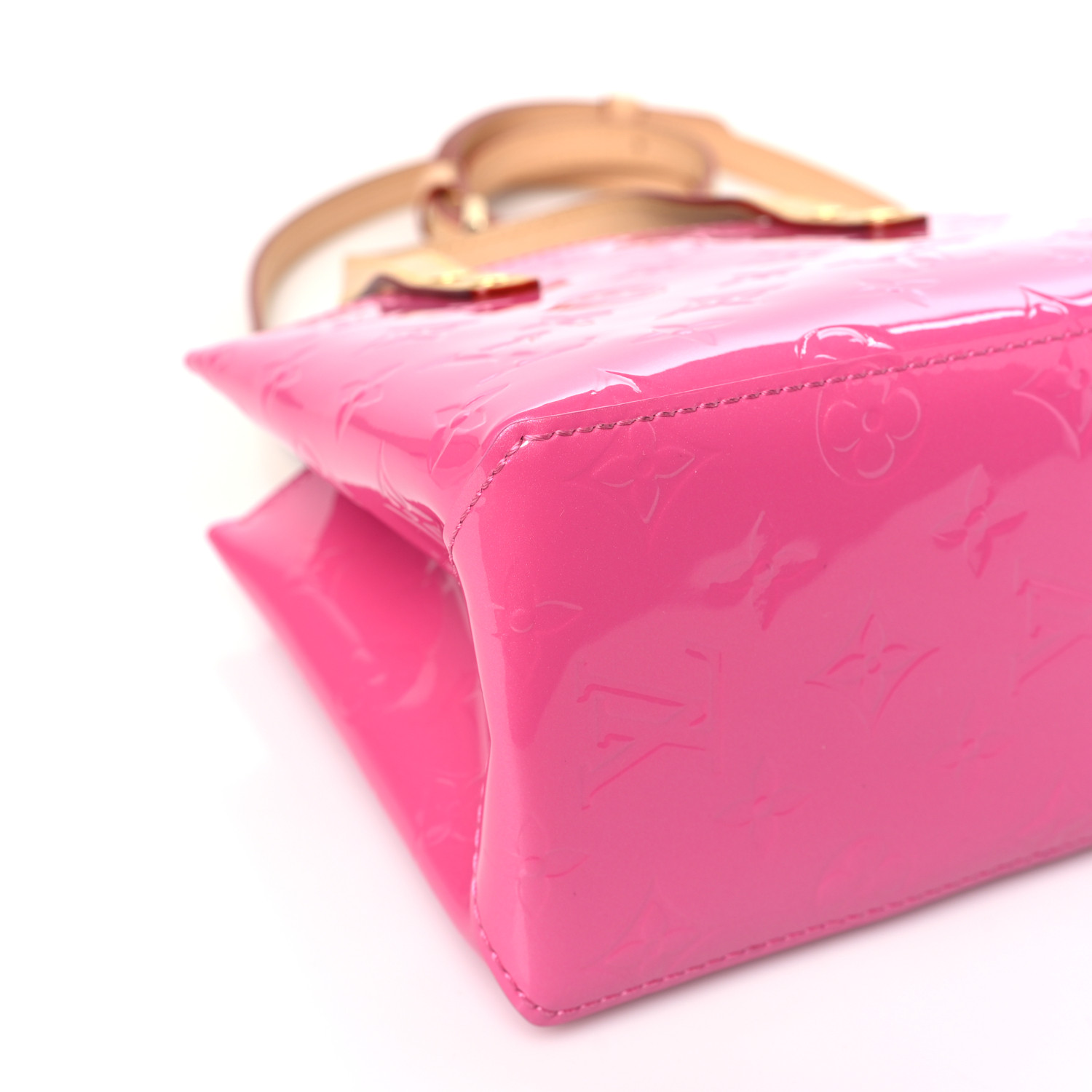 LOUIS VUITTON Vernis Reade PM NM Neon Pink 1555061
