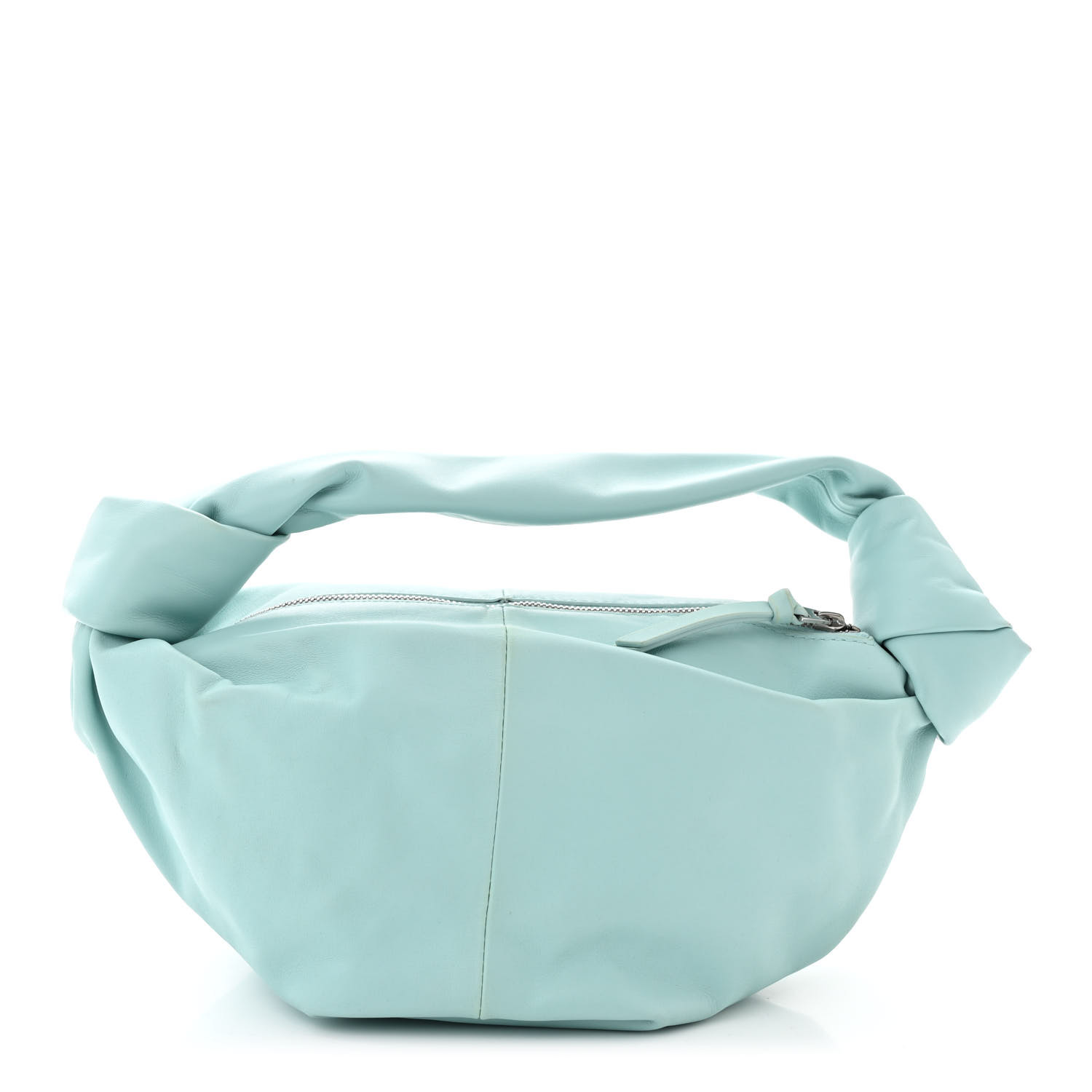 BOTTEGA VENETA Nappa Mini Double Knot Bag Blue 1552676