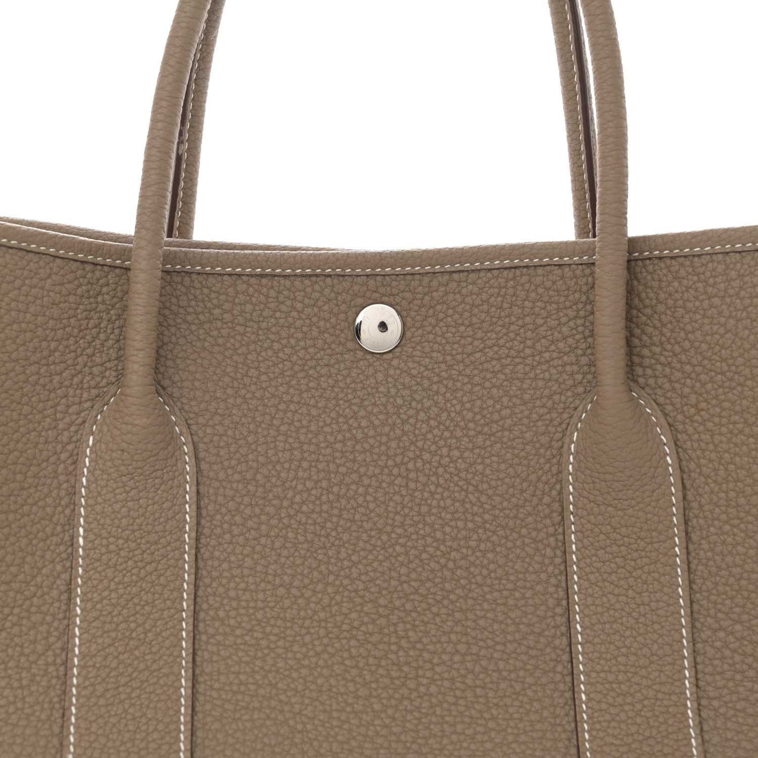 HERMES◆Garden Party 36 Etoupe & Black◆ HERMES GARDEN PARTY 36 BLACK NEGONDA - BJ Luxury