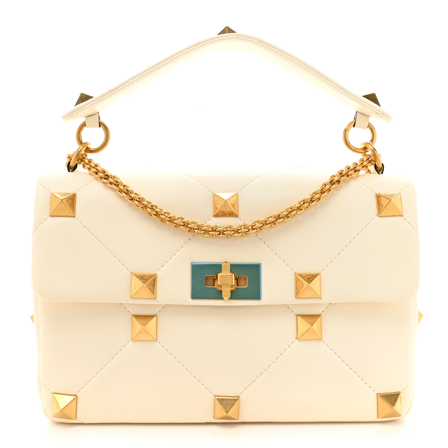 【関税&送料込】Valentino Garavani Ivory Nappa Leather Large 9e9bde4d7e5e359f20b58ff460fd21