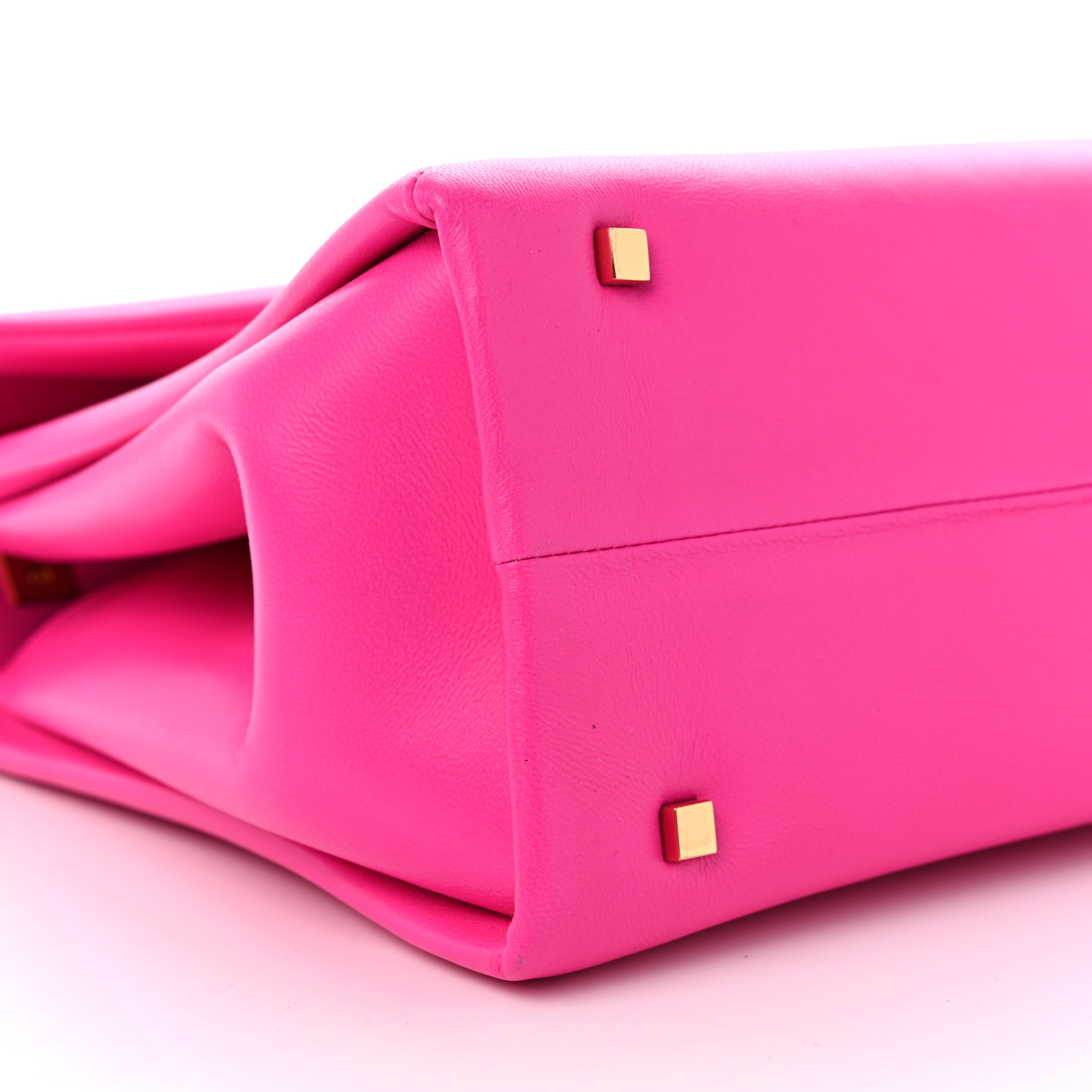 ハンドバッグ BEVELYN VALENTINE PINK FLASH TOP BAG VALENTINO GARAVANI Nappa Tonal Monochrome One Stud Top