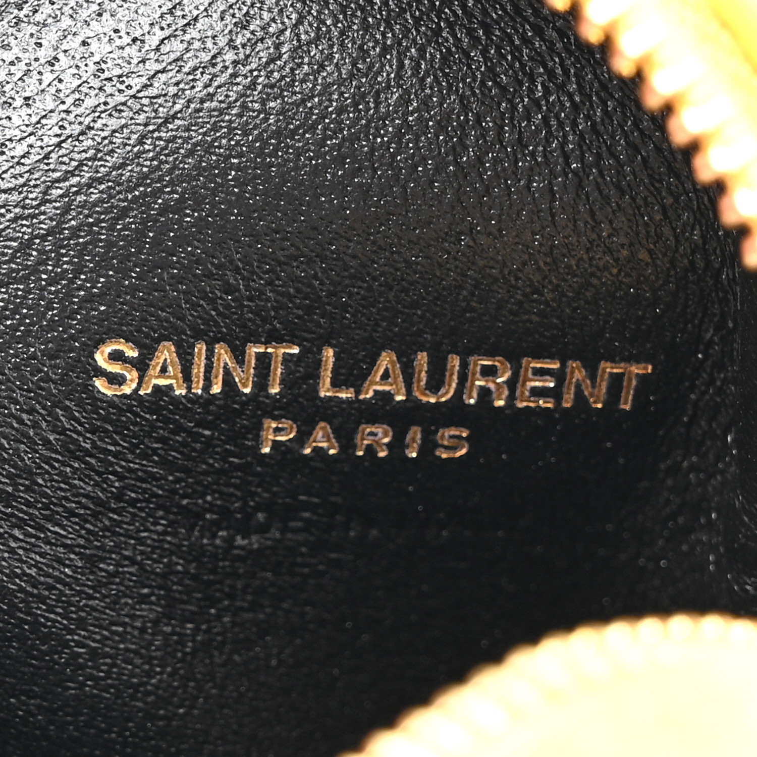 SAINT LAURENT ジェイミーキューブ キーホルダー ベージュ NEW $445 Saint Laurent YSL logo 