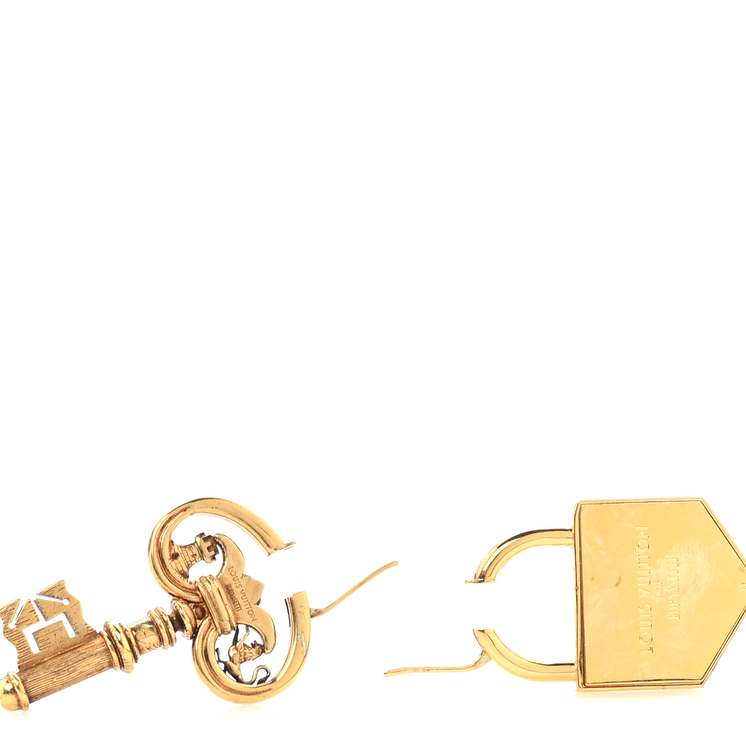 LOUIS VUITTON フォルナセッティ XLV ロック＆キーピアス ルイヴィトン ピアス フォルナセッティXLV ロック&キーピアス