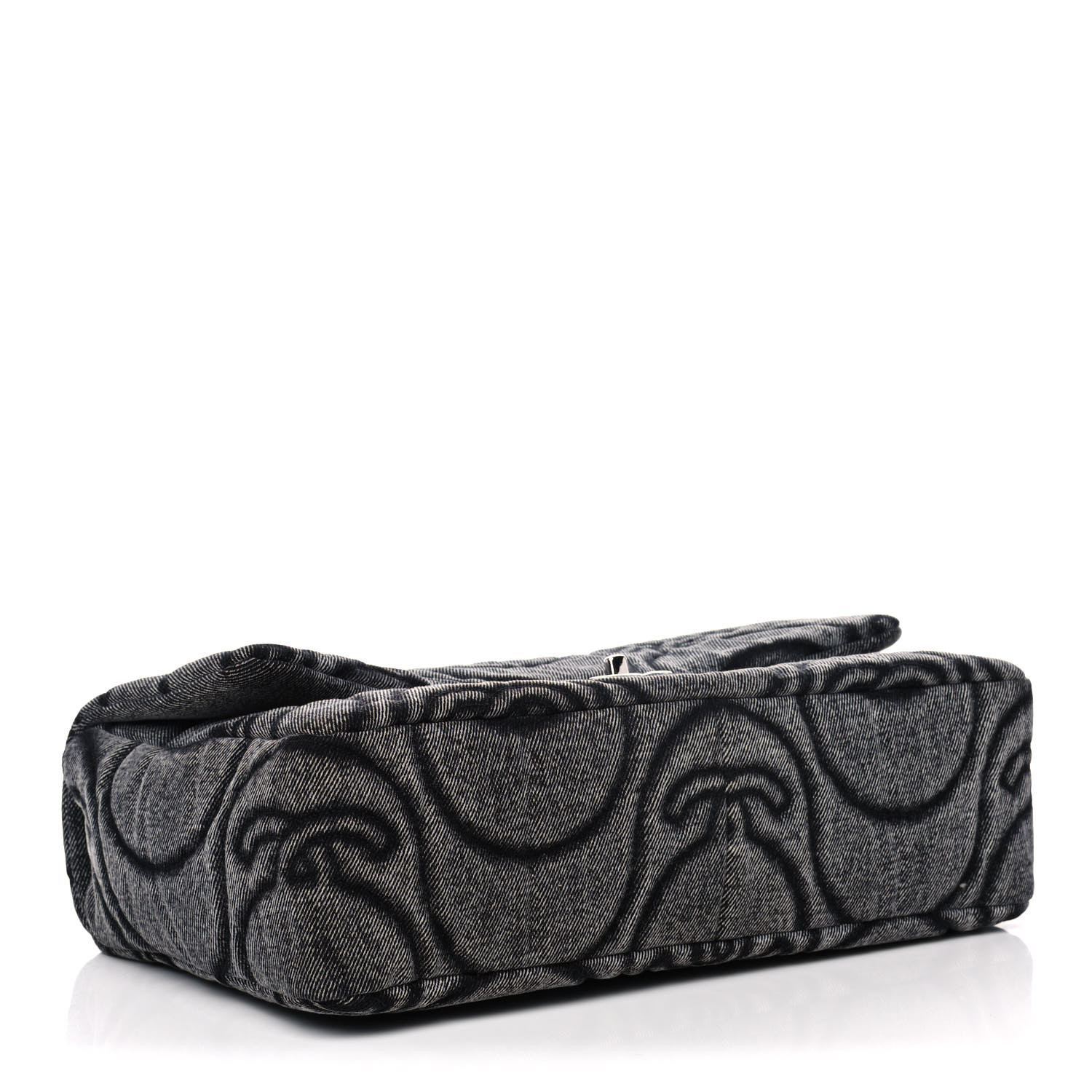 レア！【正規品】 CHANEL CAMBON LINE カタログ 1冊 Chanel Cambon Line Chain Wallet Black/Silver Ladies Ram Skin