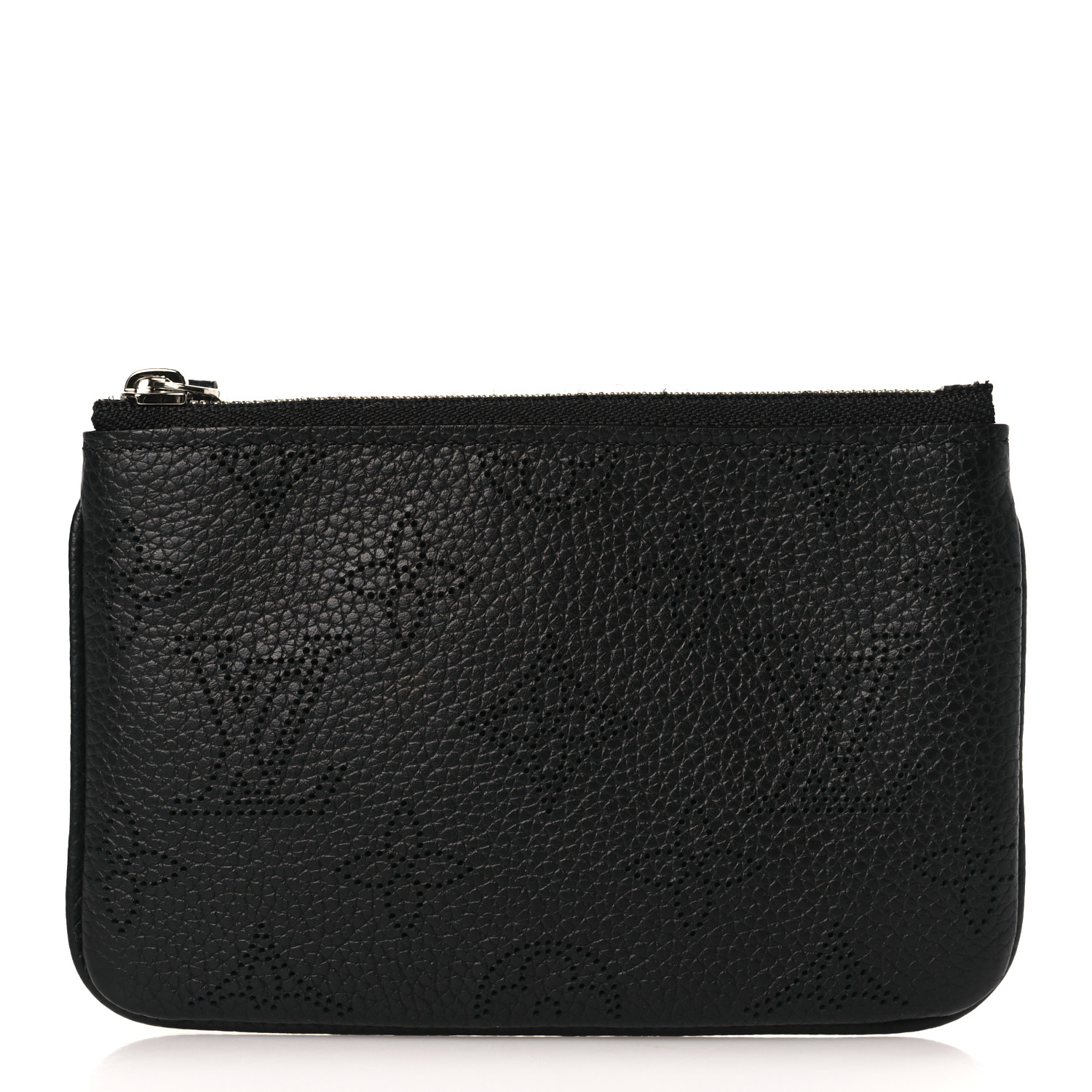 Louis Vuitton キーホルダー ブラックレザー LOUIS VUITTON レザー キーホルダー ブラック