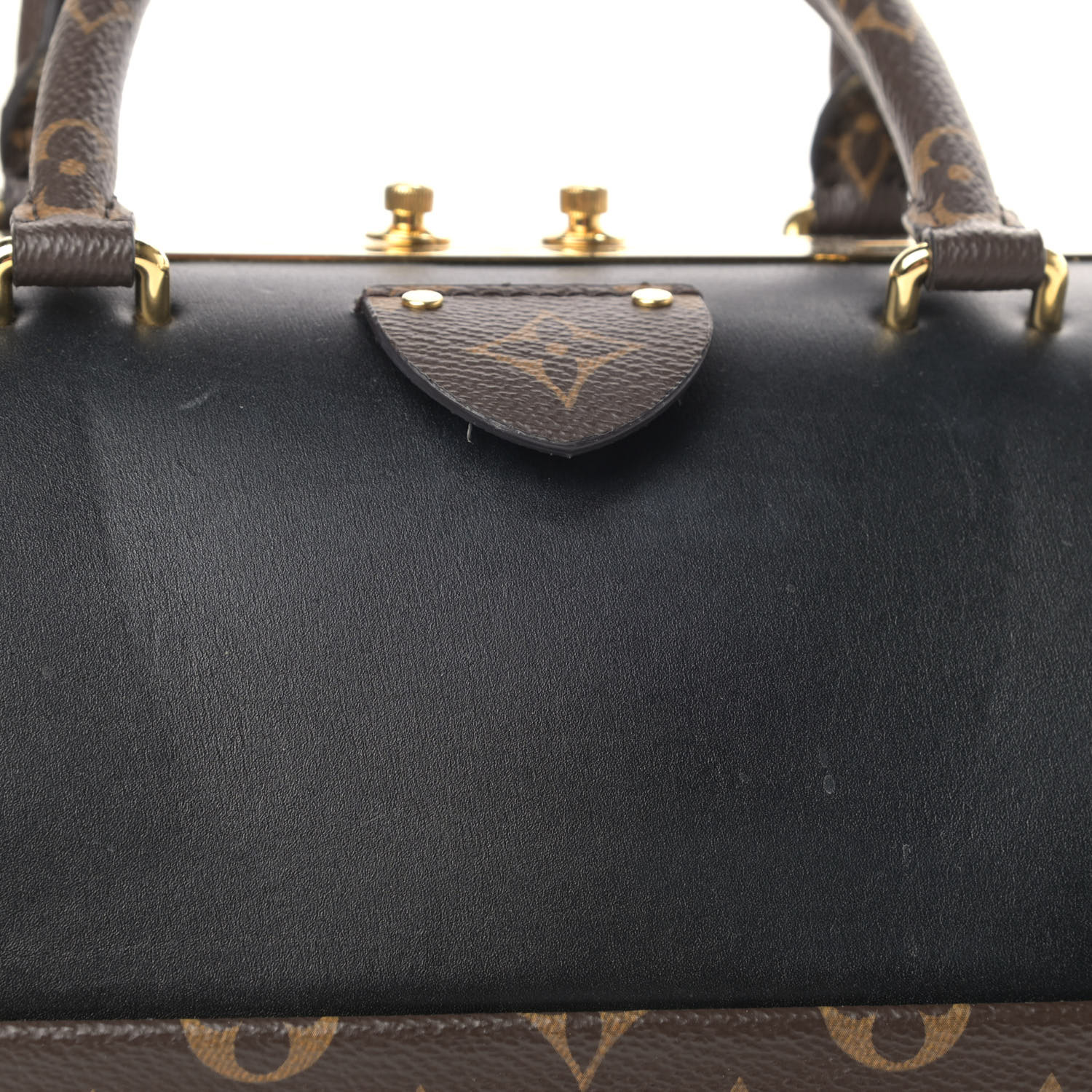 LOUIS VUITTON Monogram Speedy Doctor 25 Black 798063
