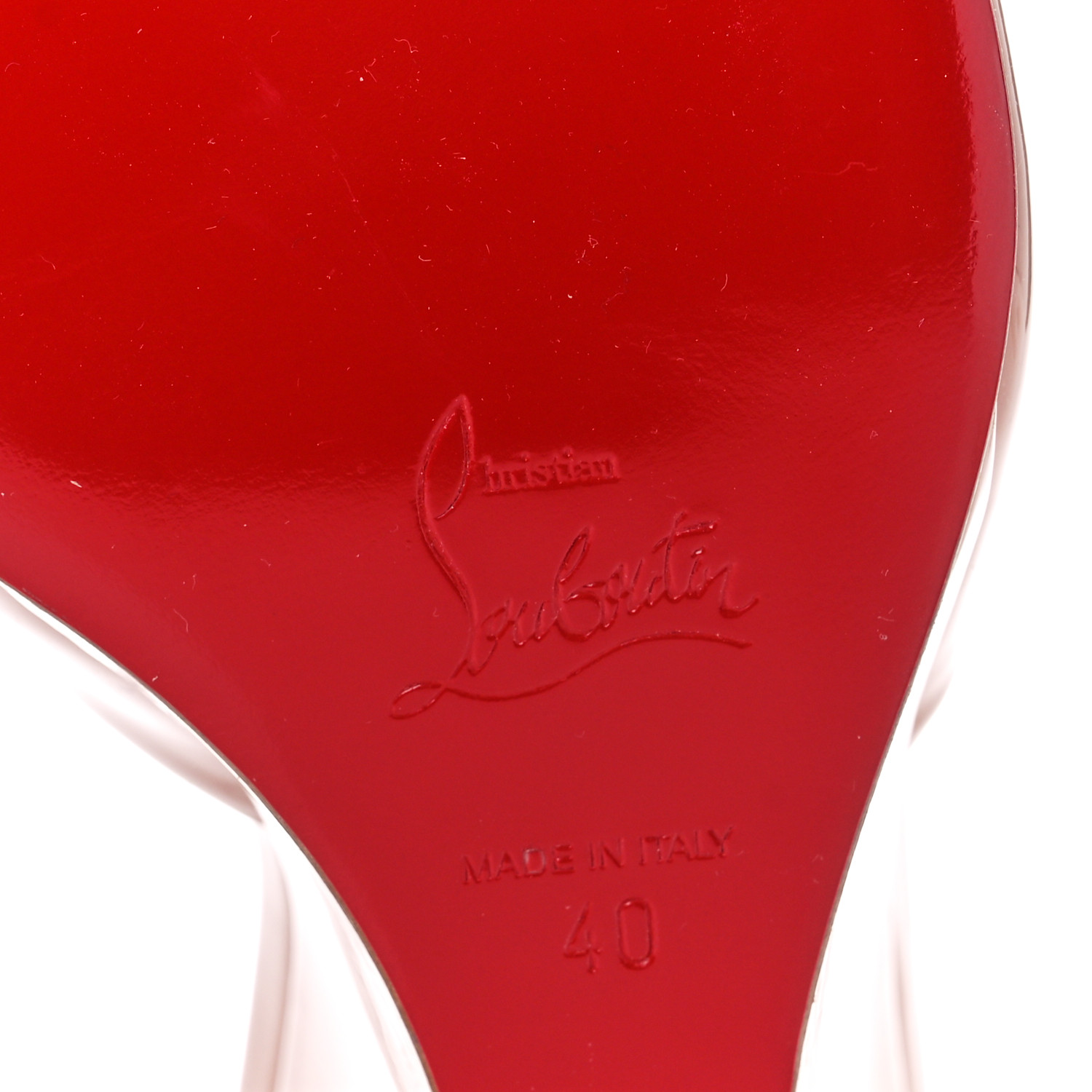 【Christian Louboutin】 Me Dolly Zeppa patentレザーサンダル Me Dolly Zeppa patent leather sandals in black - Christian