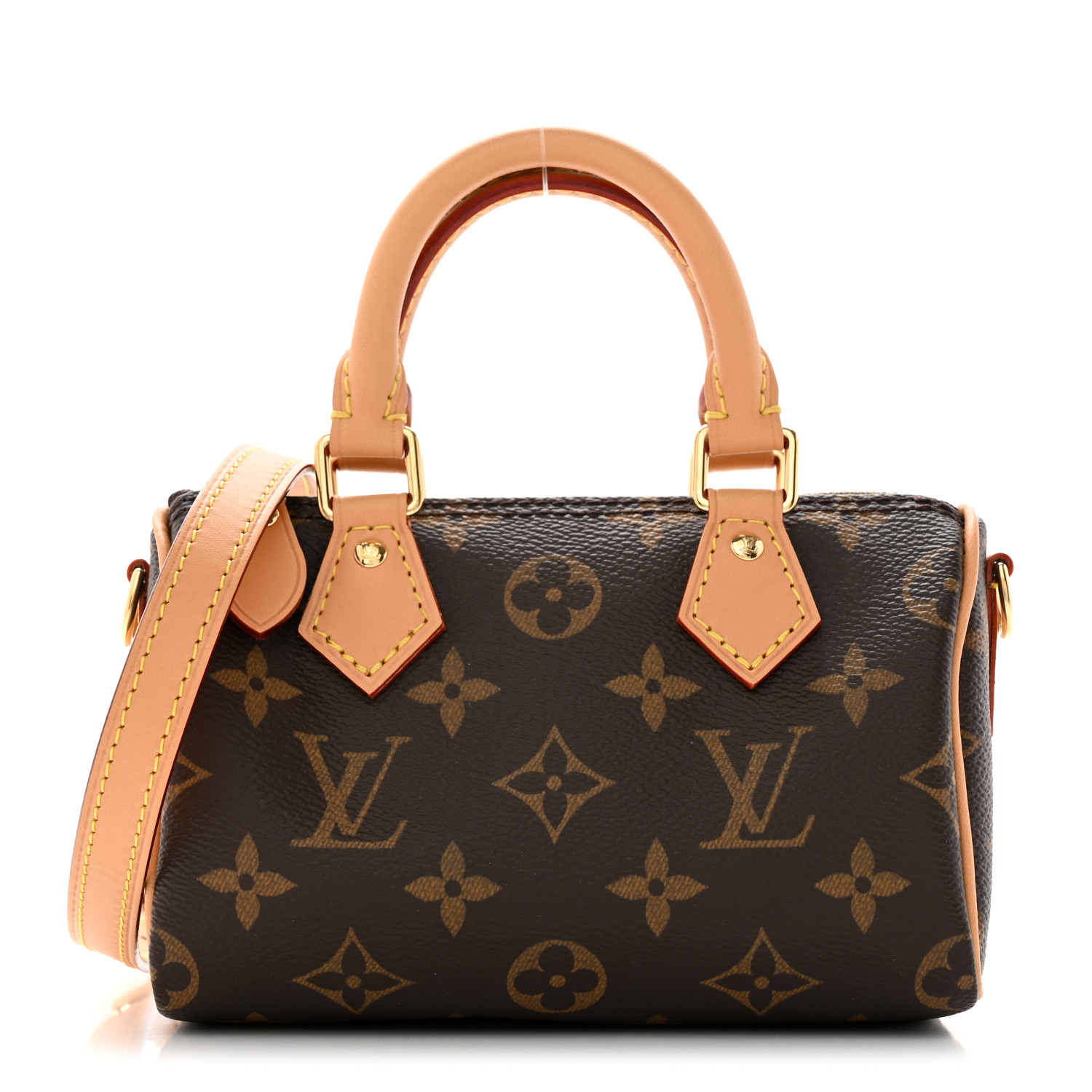 LOUIS VUITTON Monogram Nano Speedy Bandouliere 1411218