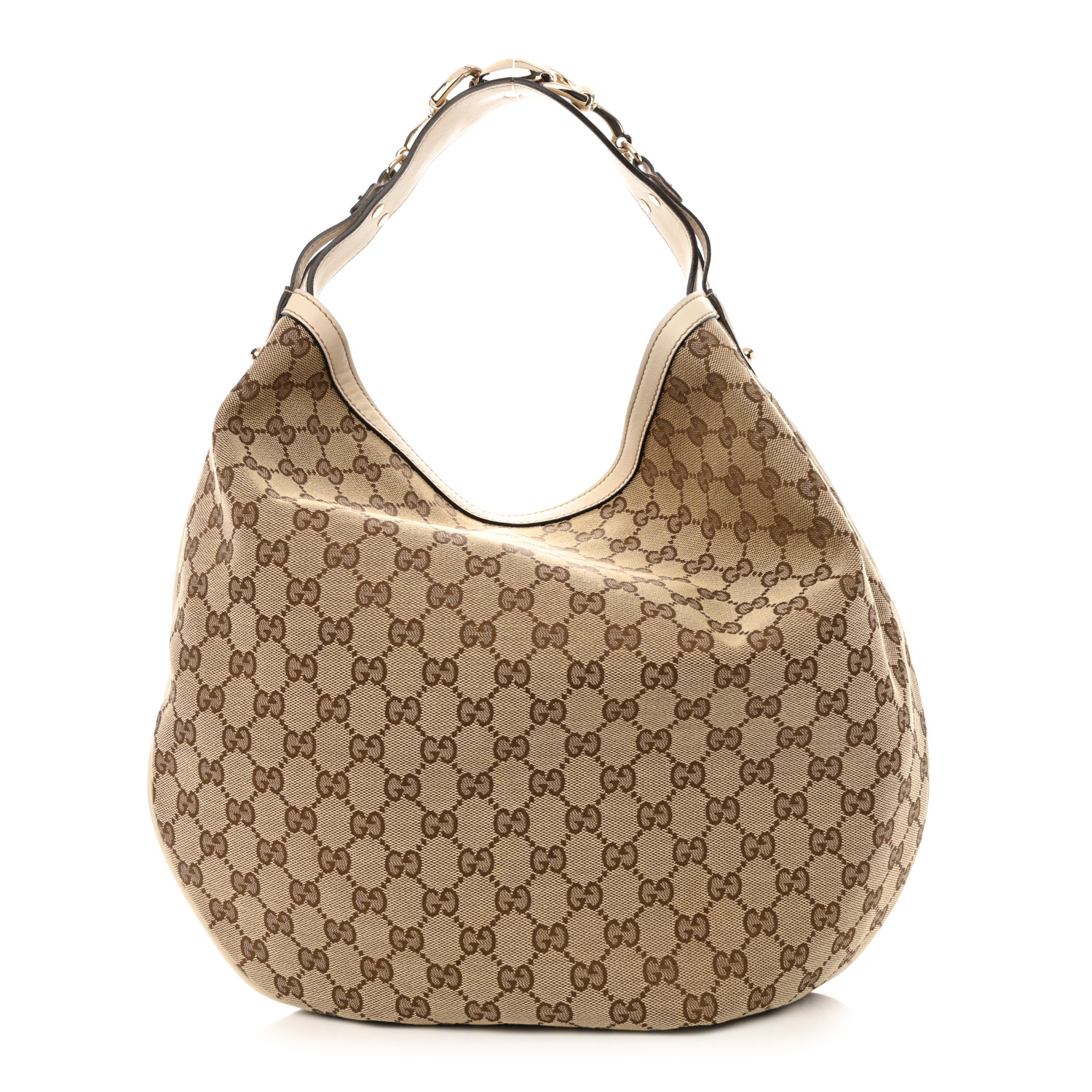 ★TOUT Y EST★ 24SS Big Hobo Bag Ivory FA2401BG02IV GUCCI Monogram Large Wave Hobo Off White 1495970 | FASHIONPHILE