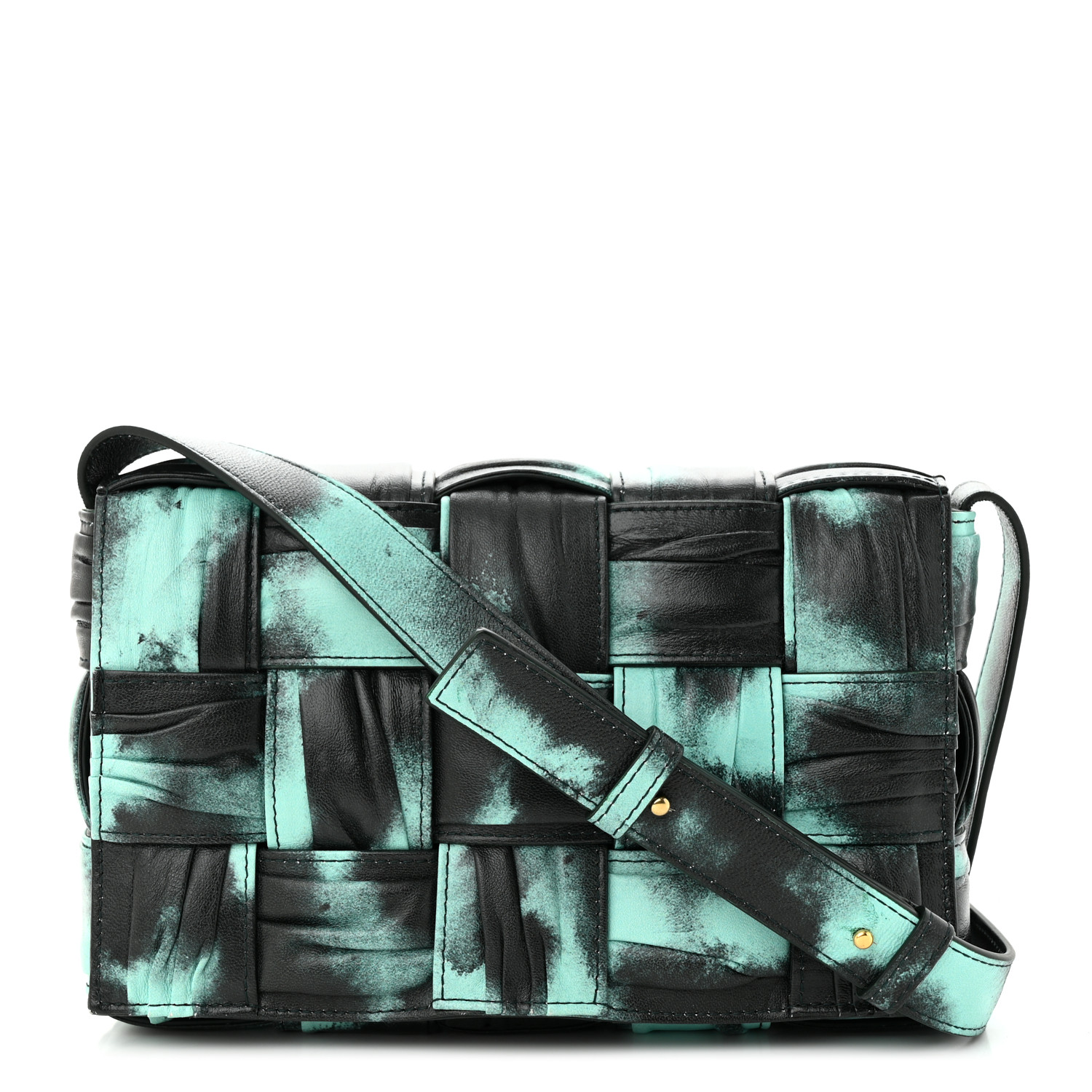 BOTTEGA VENETA Foulard Tie Dye Maxi Intrecciato Padded