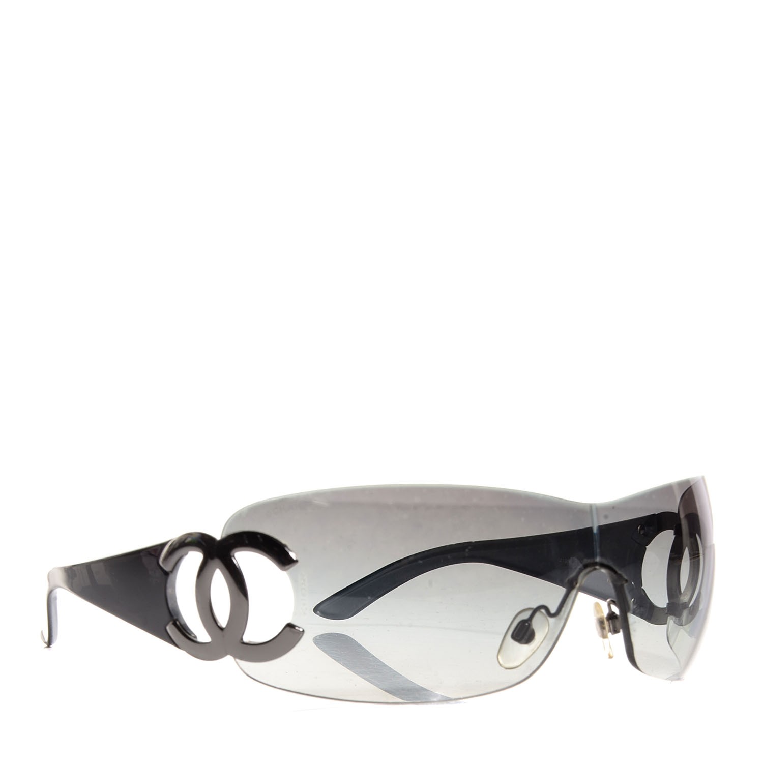 CHANEL Frameless CC Logo Sunglasses 4125 99461 | FASHIONPHILE