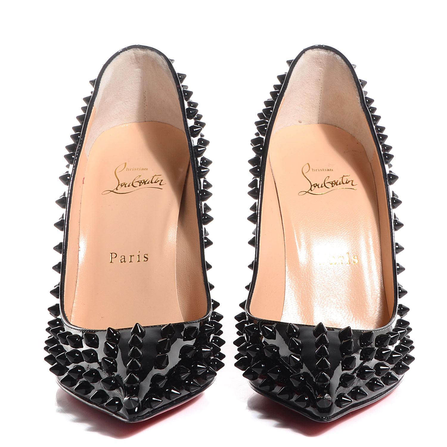 ルブタン　FOLLIES SPIKES 100 PATENT CHRISTIAN LOUBOUTIN Patent Follies Spikes 100 Pumps 35.5
