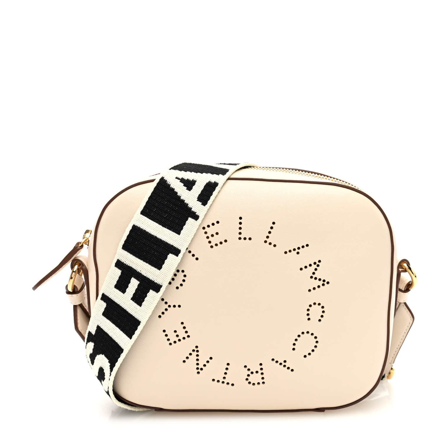 STELLA MCCARTNEY Alter Nappa Logo Small Camera Bag Pure