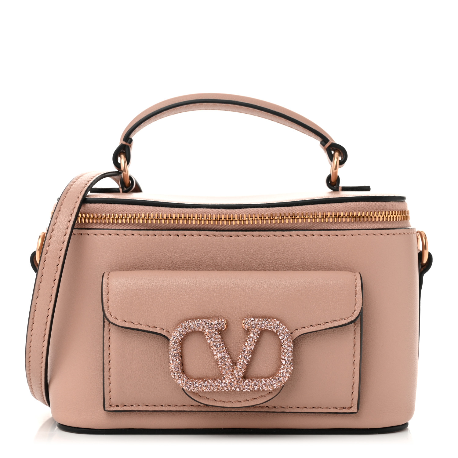 ◆VALENTINOGARAVANI◆VLogo Locoミニレザー化粧バッグ VALENTINO GARAVANI】VLogo Loco ミニレザー化粧バッグ
