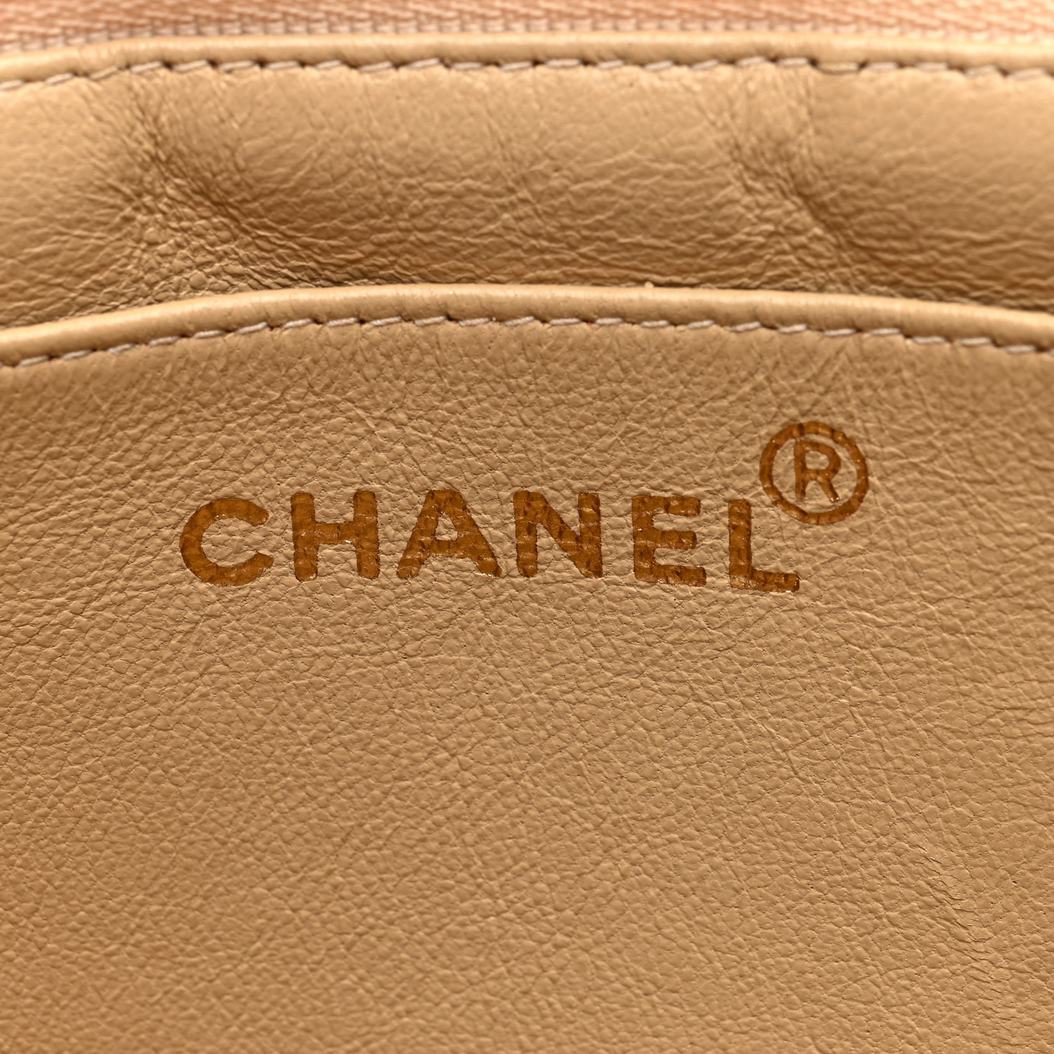 貴重CHANEL ヴィンテージ　ブラウス　ベージュ CHANEL シャネル ヴィンテージ ブラウス シャツ ロゴ 長袖