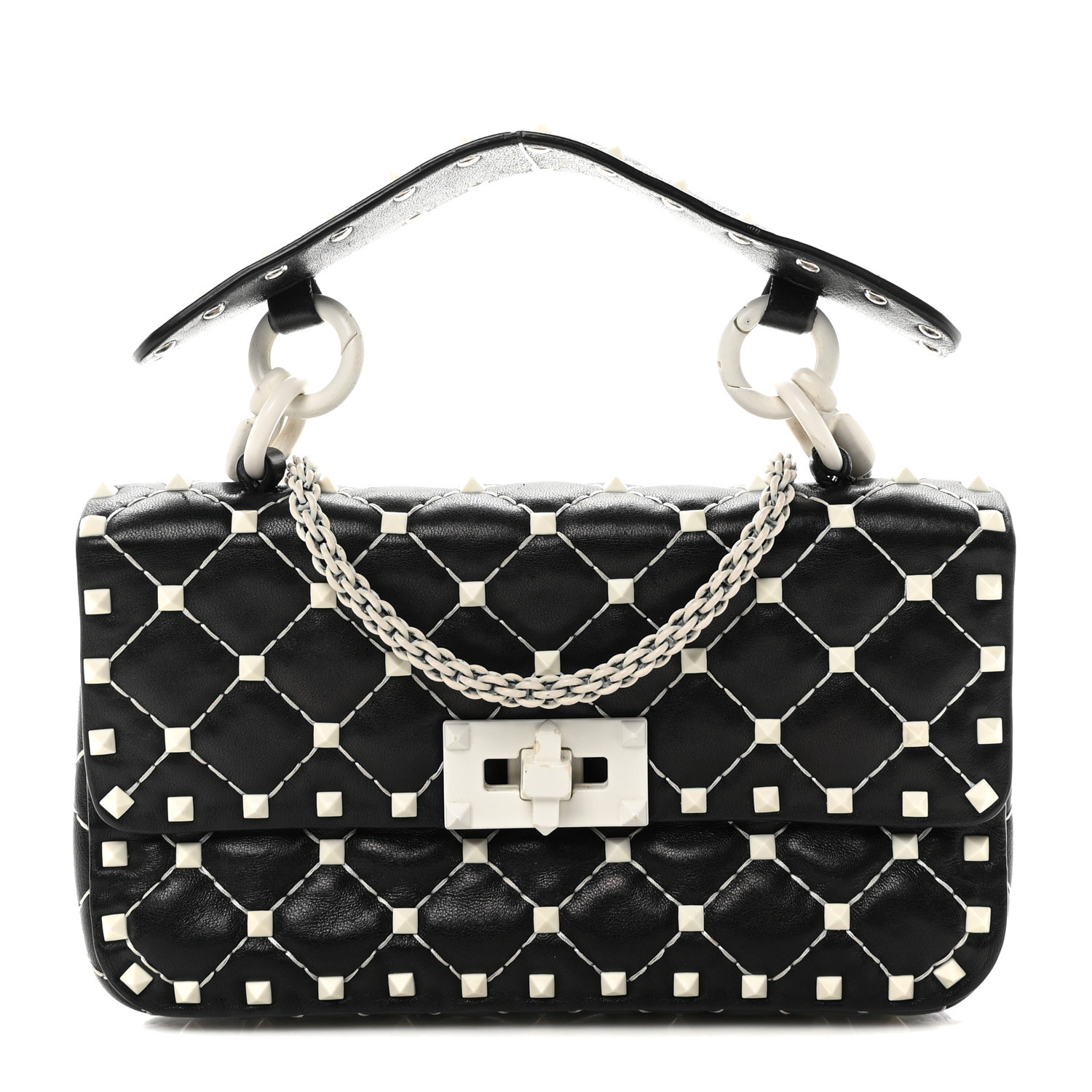 VALENTINO GARAVANI Lambskin Small Free Rockstud Spike