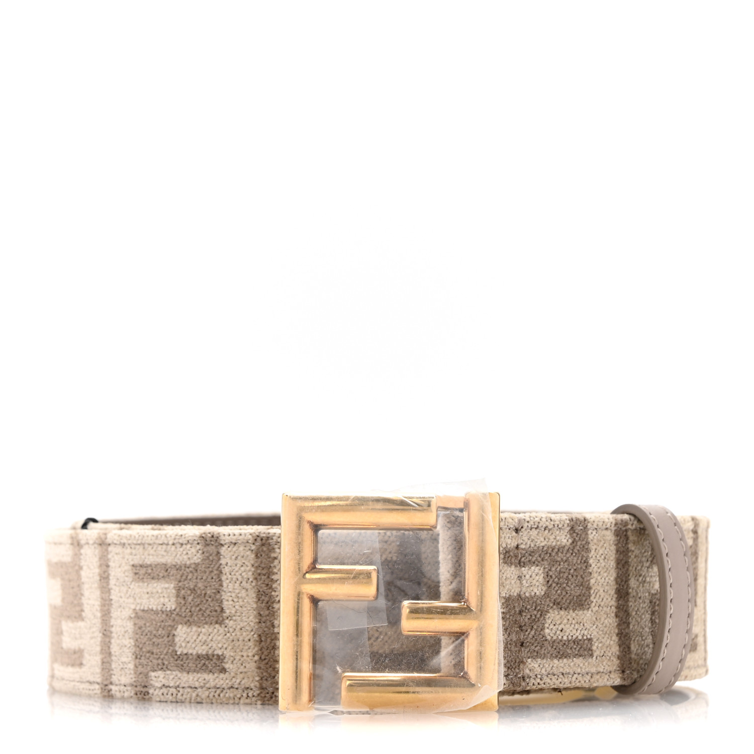 FENDI ベルト　80/32 フェンディ ズッカ ベルト 80/32 ブラック イエロー レザー