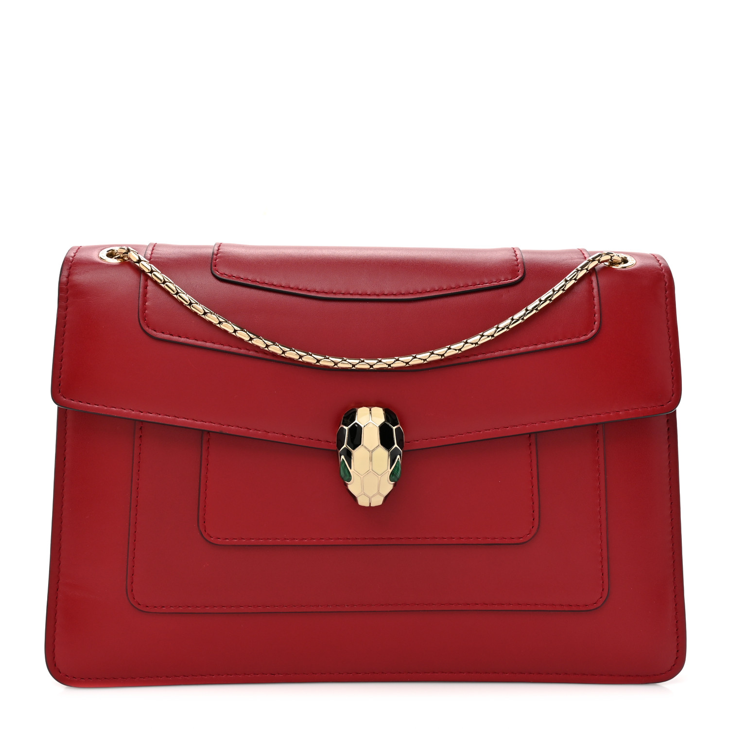BVLGARI レッド ストール 1377200220003_4.jpg