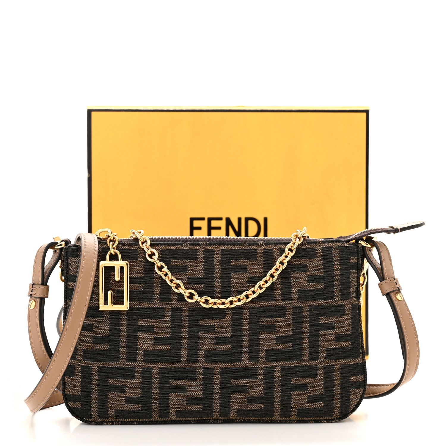 クラッチバッグ FENDI 'Baguette' pouch Baguette Pouch Fabric Blue | Fendi