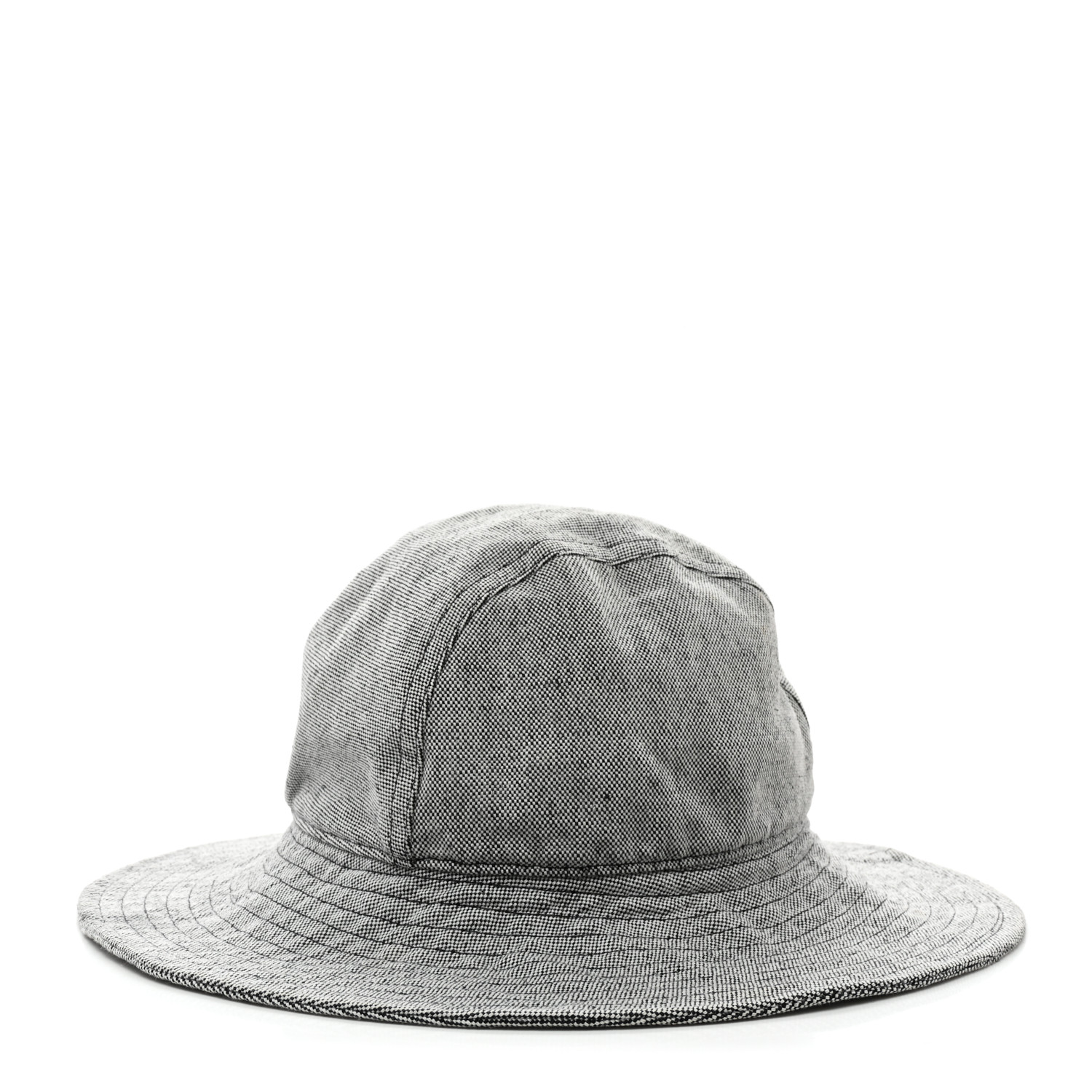 HERMES 完売続出 超上品お帽子 コレット Colette リネンハット HERMES Linen Cotton Colette Bucket Hat 58 Black 1601412
