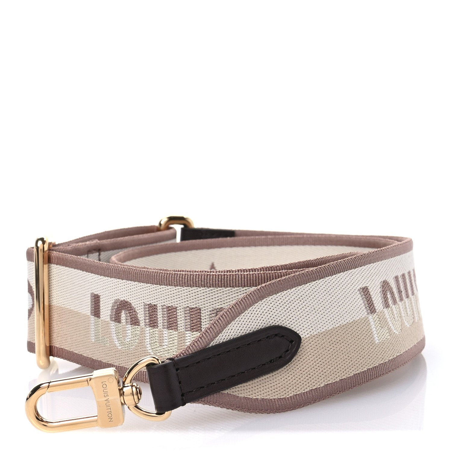 LOUIS VUITTON 細ベルト ベージュ LOUIS VUITTON Jacquard Speedy Bandouliere 20 Shoulder Strap