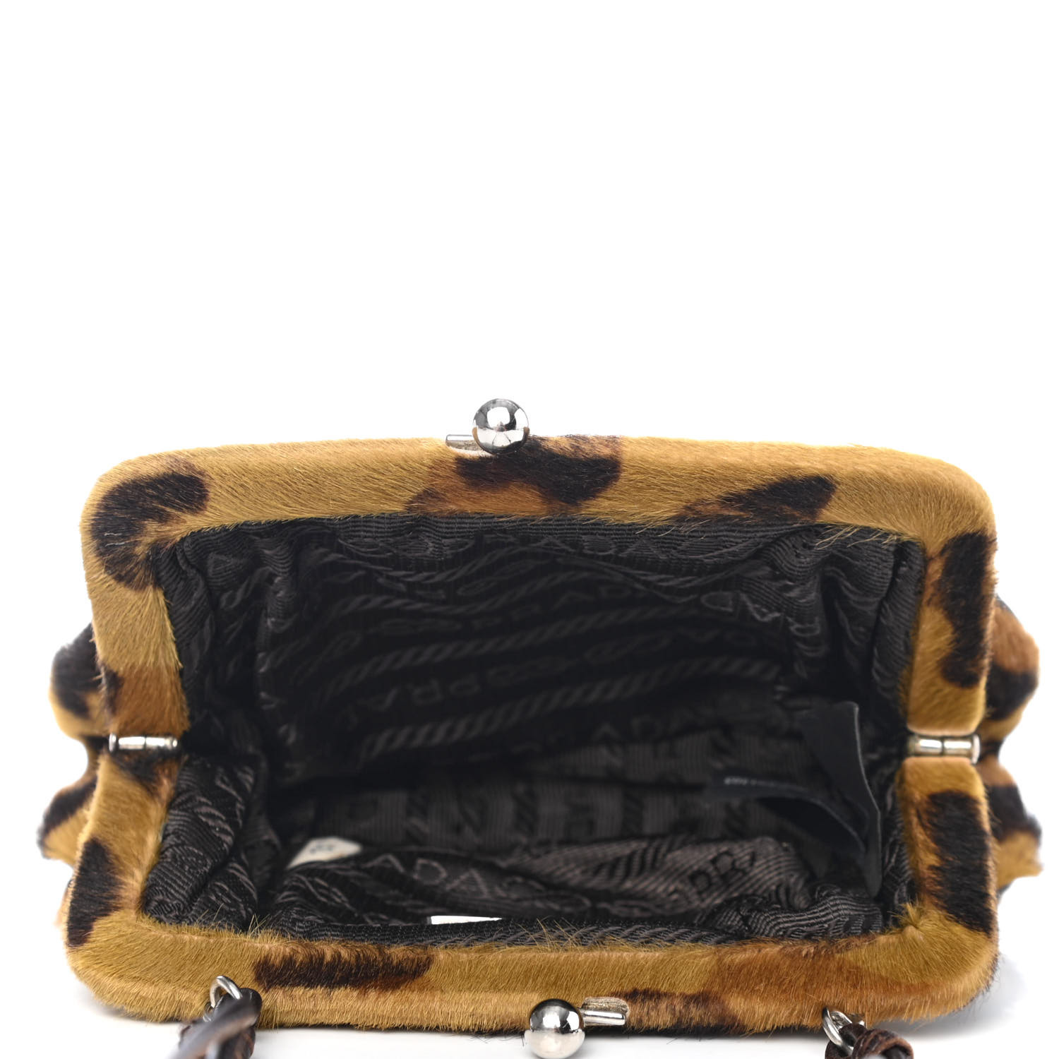クラッチバッグ PRADA PRINTED CALF HAIR CLUTCH Prada PRINTED CALF HAIR CLUTCH - Handbags - BeyondStyle