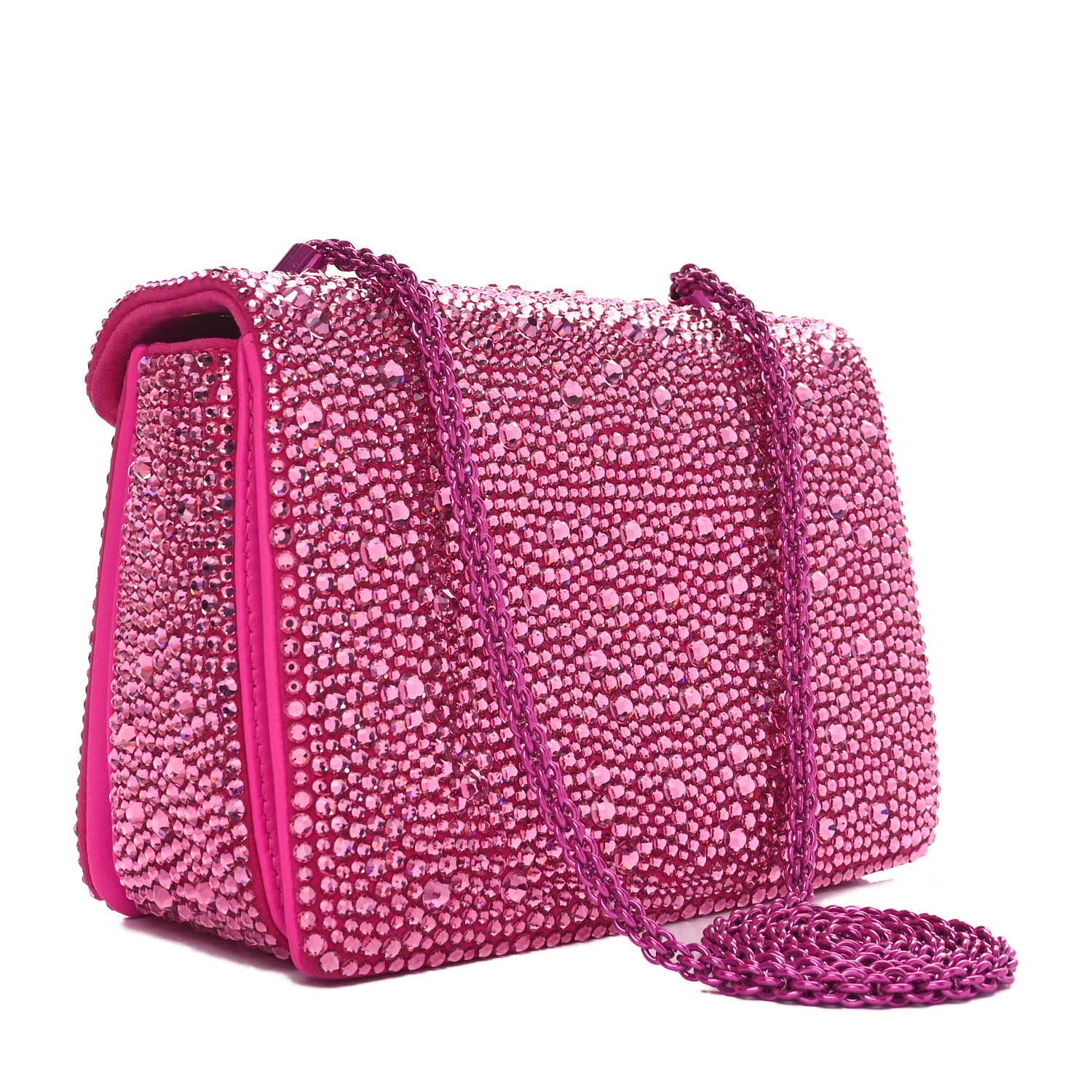 mｍczoVALENTINO GARAVANI クラッチバッグ ピンク Rockstud Calfskin Clutch for Woman in Pink Pp | Valentino US