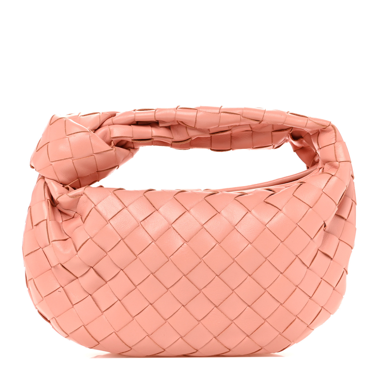 ハンドバッグ Bottega Veneta Mini Jodie Handbag In Intrecciato Nappa BOTTEGA VENETA Nappa Intrecciato Mini Jodie Peachy 1661392
