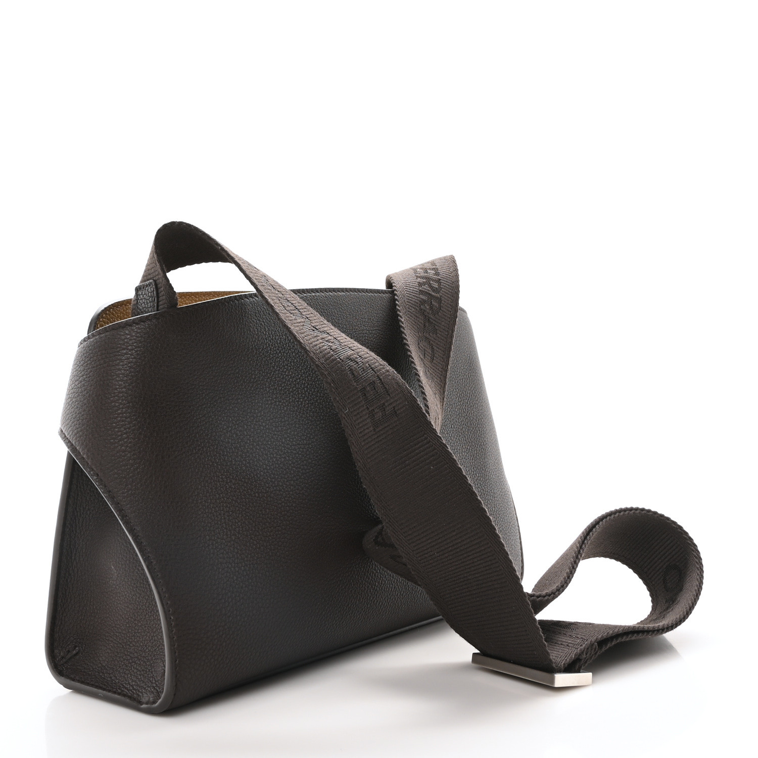 SALVATORE FERRAGAMO Calfskin Hug Messenger Bag Testa Di Moro