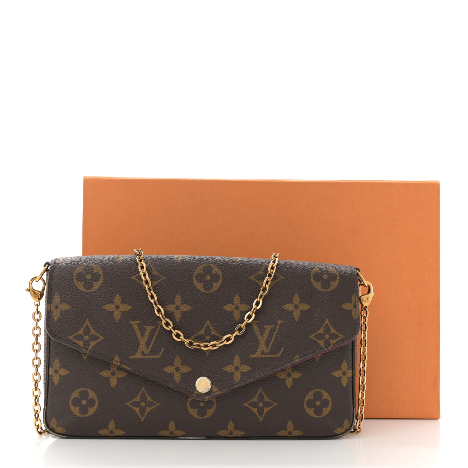 ショルダーバッグ・ポシェット Louis Vuitton Pochette Felicie Monogram Fuchsia SD2146 Louis Vuitton Pochette Felicie Monogram Fuchsia Lining in