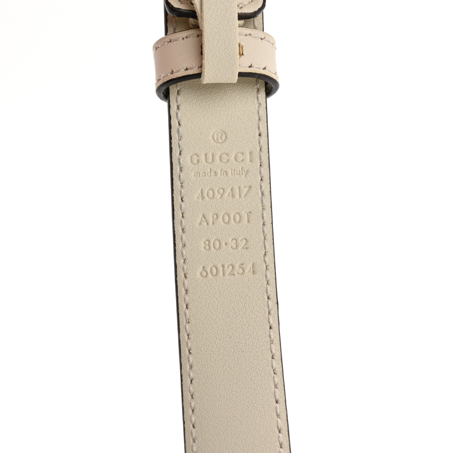 GUCCI ベルト 80/32 GUCCI - グッチ ベルト サイズ：80・32 573325 レザー