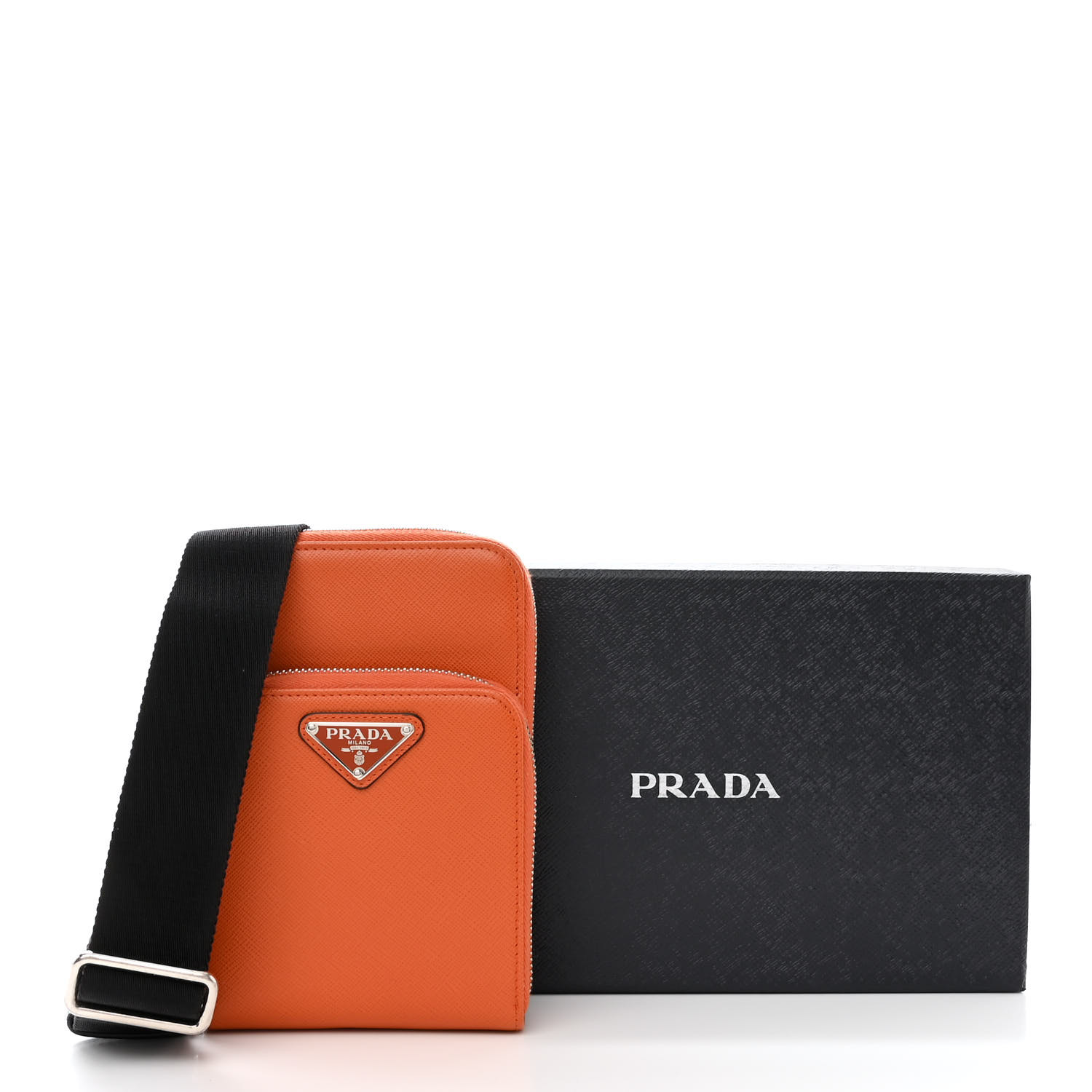 PRADA SAFFIANO 6連キーケース PAPAYAオレンジ/2PG222_QHH_F0S73 PRADA SAFFIANO 6連キーケース PAPAYAオレンジ/2PG222_QHH_F0S73