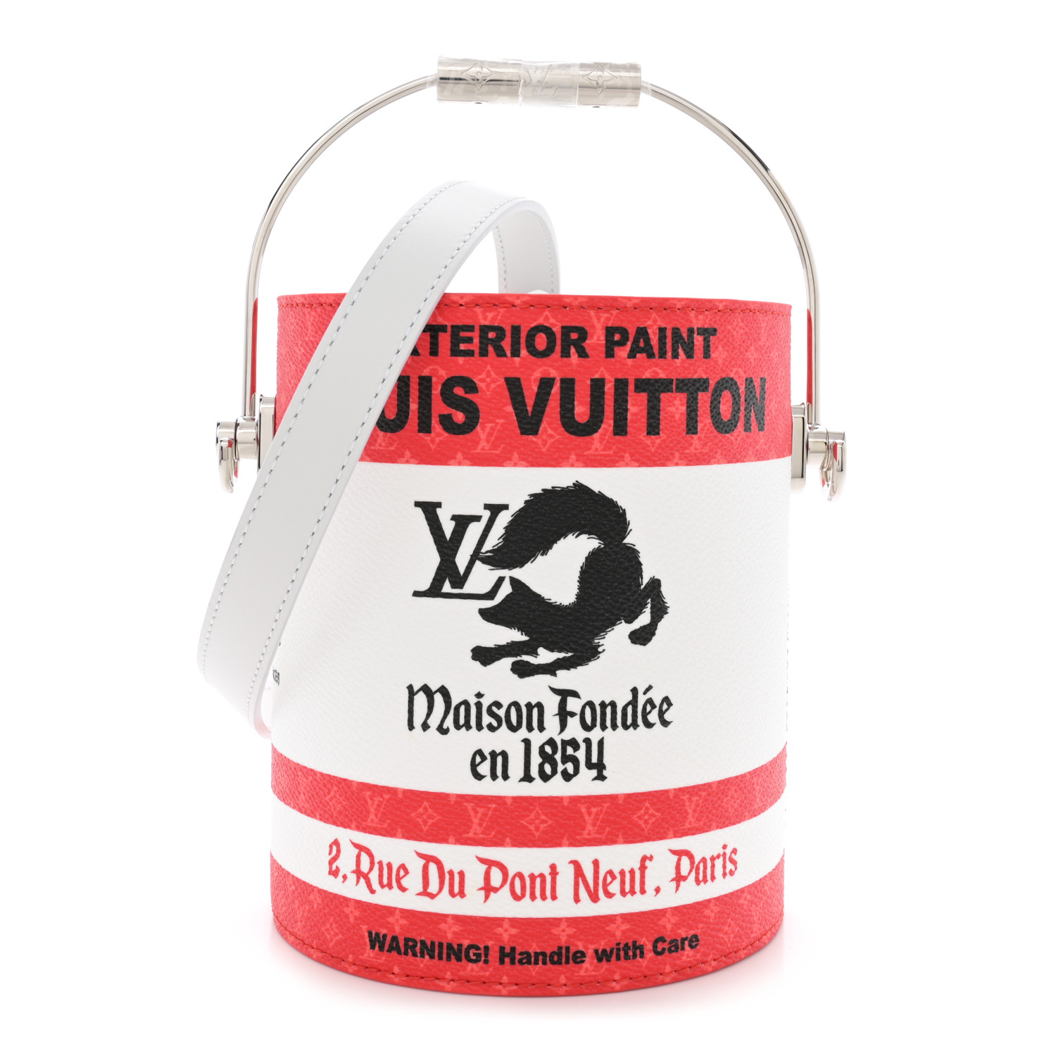 【SALE】LOUIS VUITTON/LV PAINT CAN BAG/LVペイント缶バッグ4色 Louis Vuitton LV Paint Can Green in Coated Canvas/Cowhide
