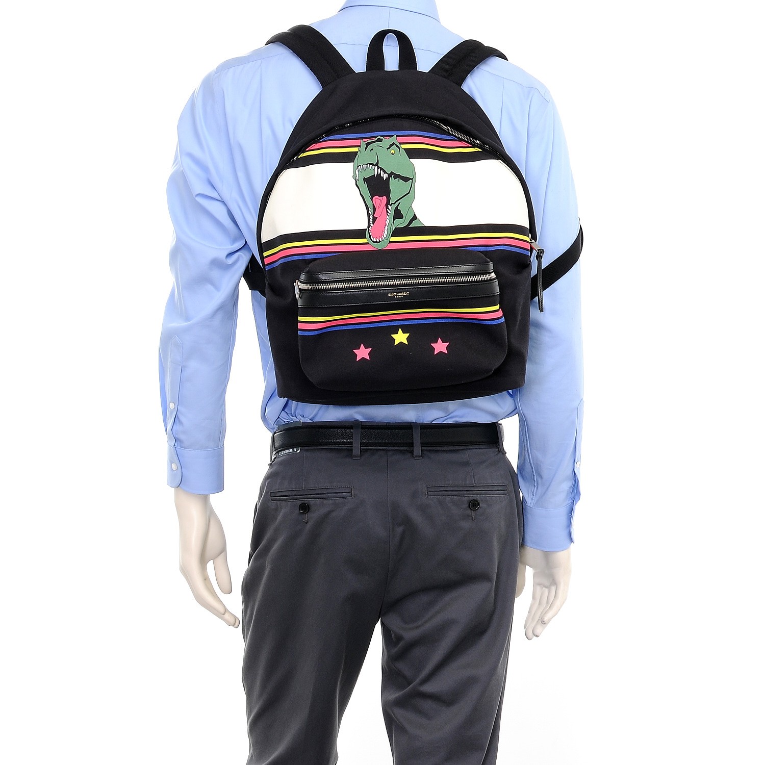 SAINT LAURENT アートプリントリュック SAINT LAURENT アートプリントリュック 国内発送】YSL Saint