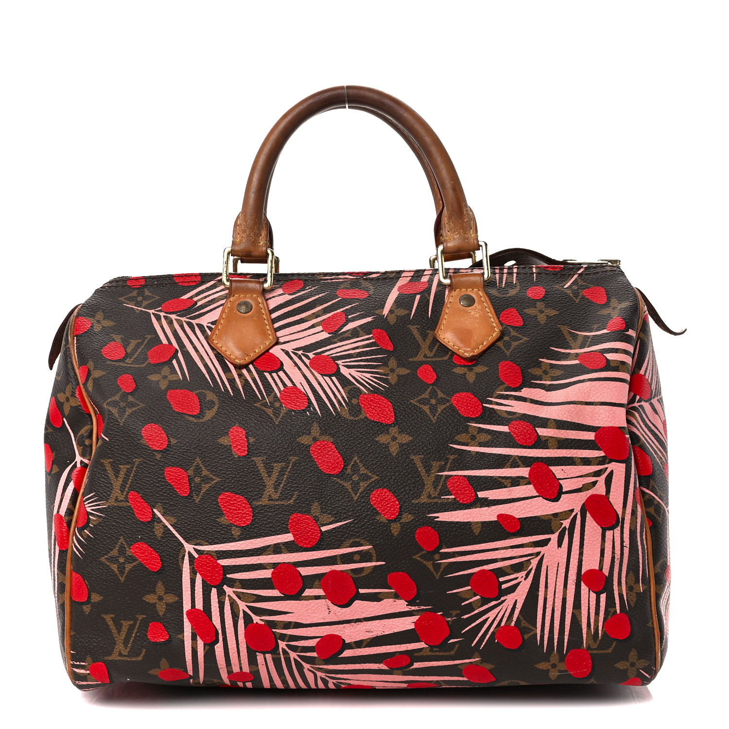 LOUIS VUITTON Monogram Jungle Dots Speedy 30 Sugar Pink
