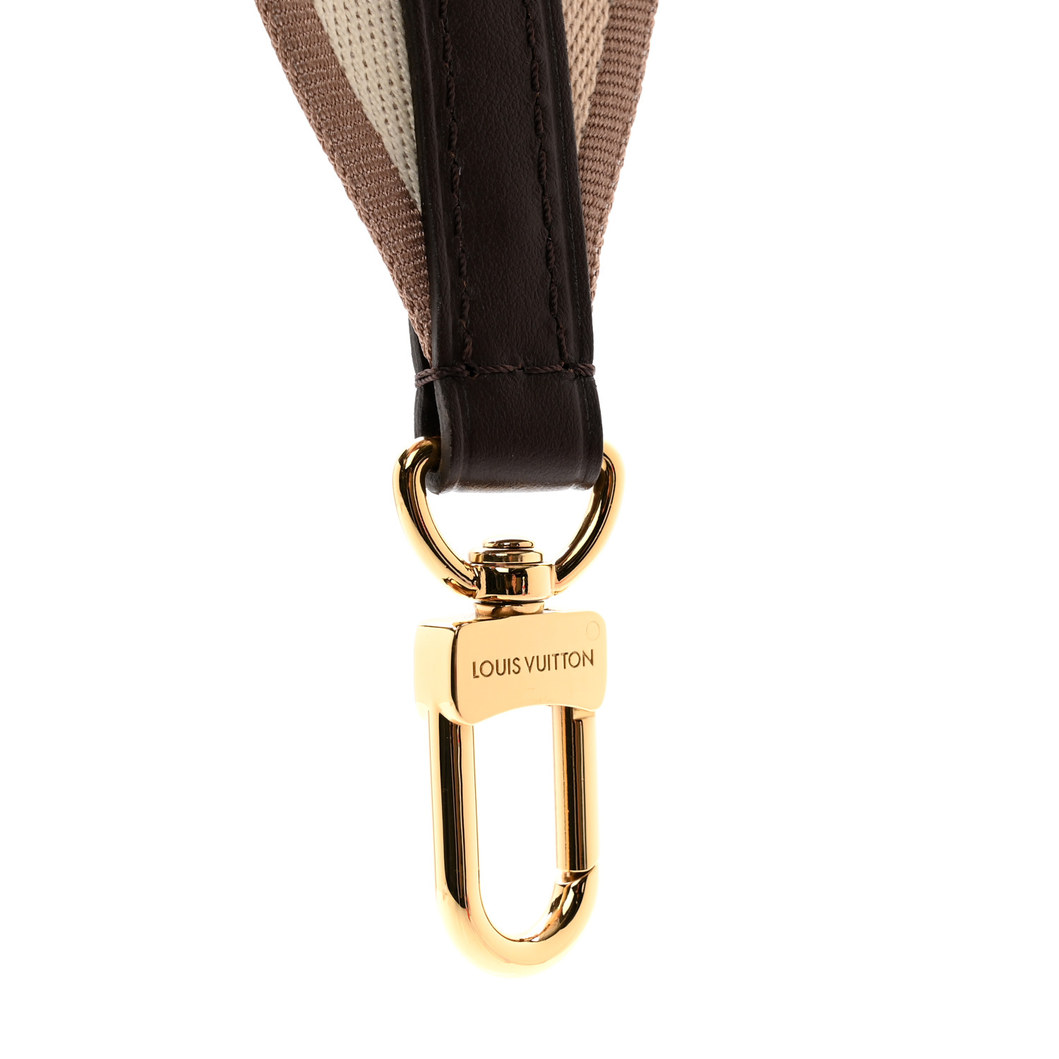 【sarry】LOUIS VUITTON ベージュ レザーベルト LOUIS VUITTON Leather Beige Adjustable Shoulder Strap