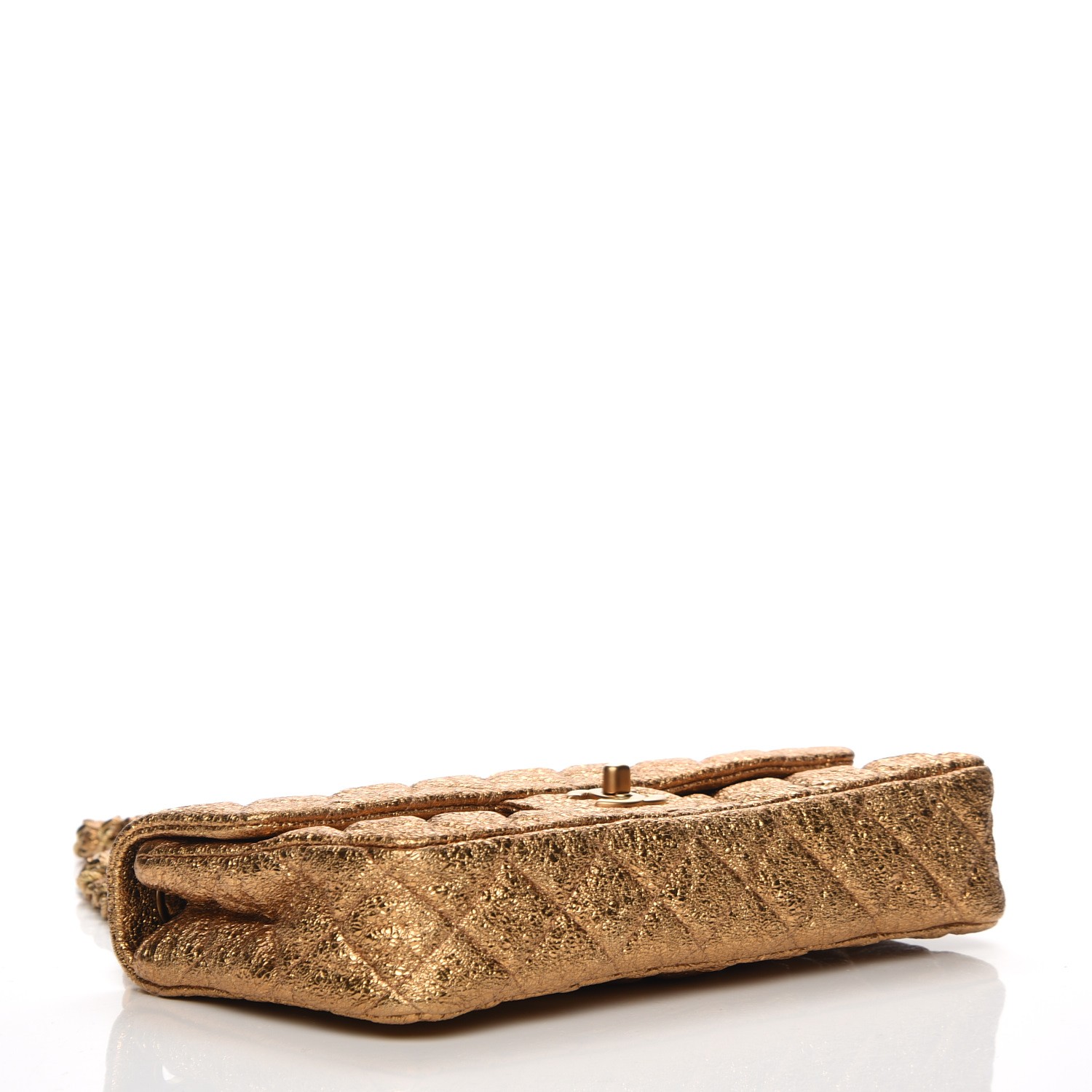CHANEL（okima） CHANEL Makeup GWP Quilted Cosmetic Pouch With Gold CC Zipper